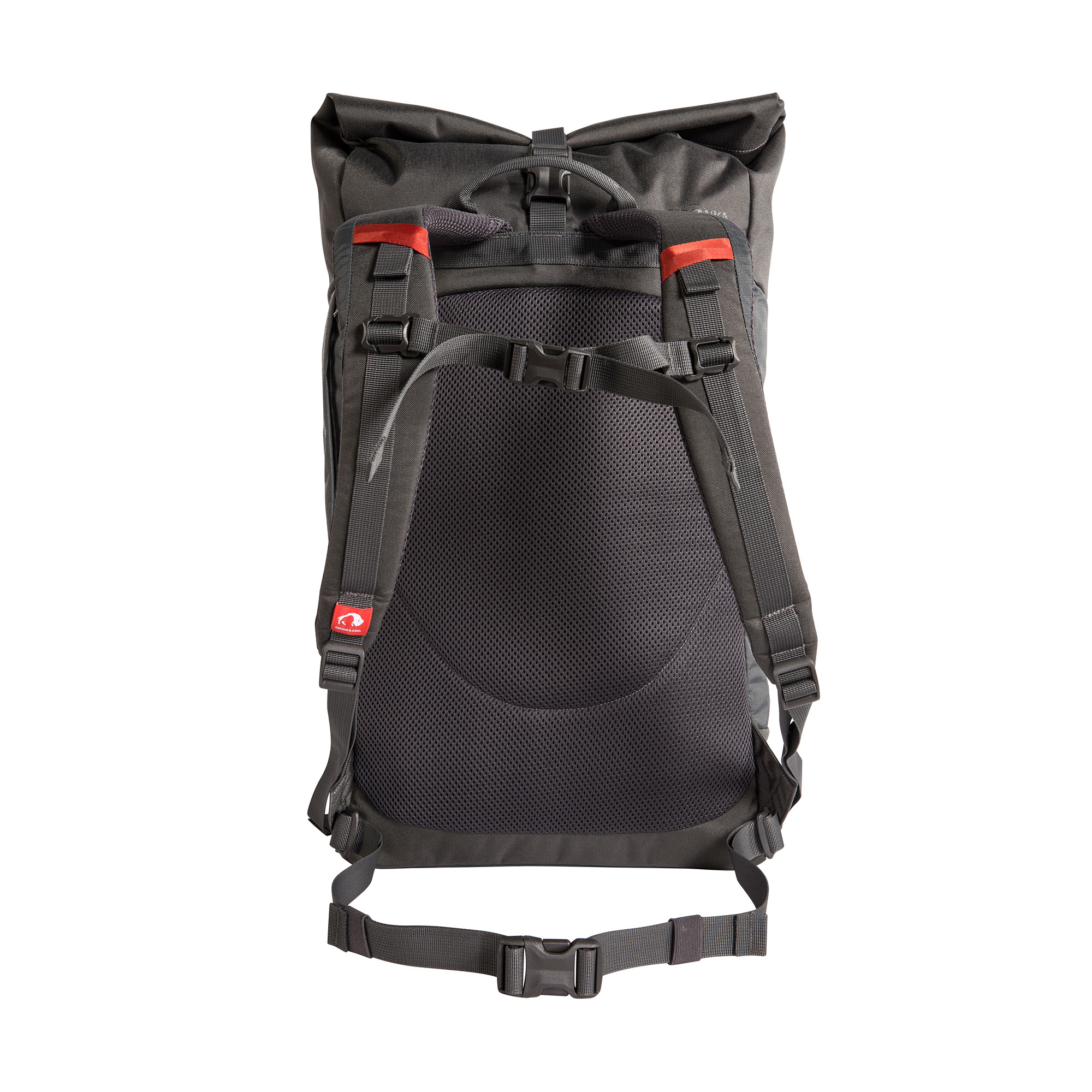Tasche, Rucksack, Tatonka Grip Rolltop Pack titan grey grau Tagesrucksäcke - Ansicht frontal-hinten