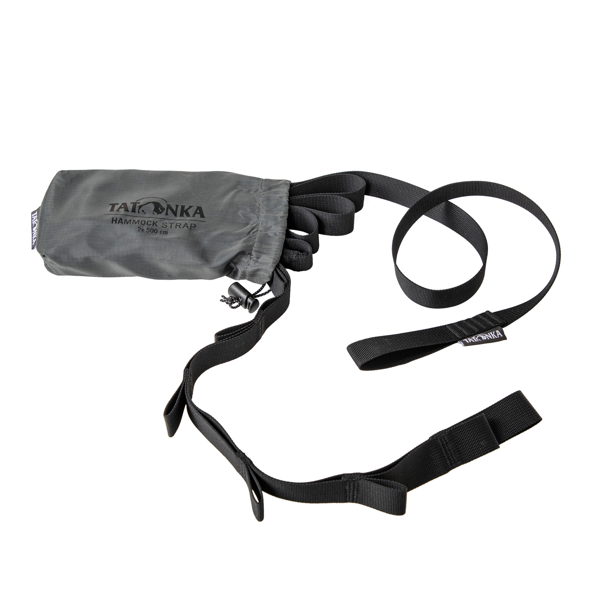 Zubehor, Riemen, Formelle Kleidung, Krawatte, Tatonka Hammock Strap 5m titan grey grau Sonstiges Zubehör - Ansicht seitlich-vorne
