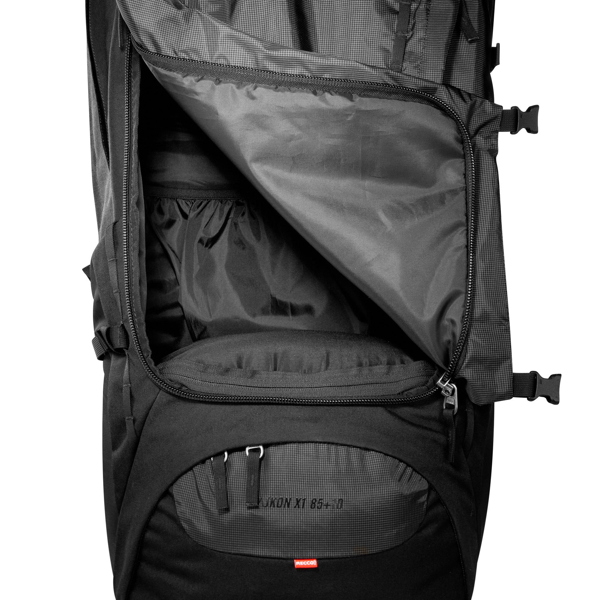 Tasche, Rucksack, Tatonka Yukon X1 85+10 black schwarz Trekkingrucksäcke - Detailansicht