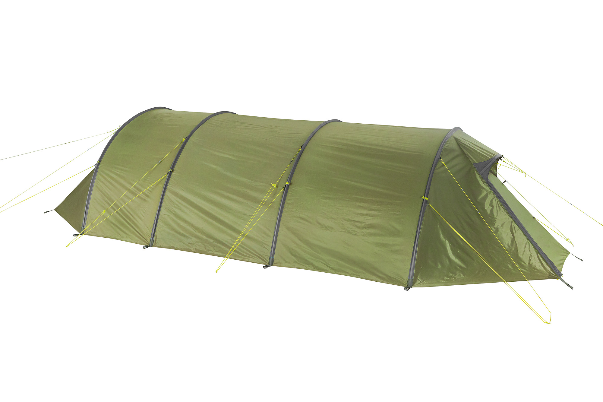 Zelt, Campen, Zelt in den Bergen, Natur, Draußen, Tatonka Alaska 4 PU light olive grün 4-Personen-Zelte - Detailansicht