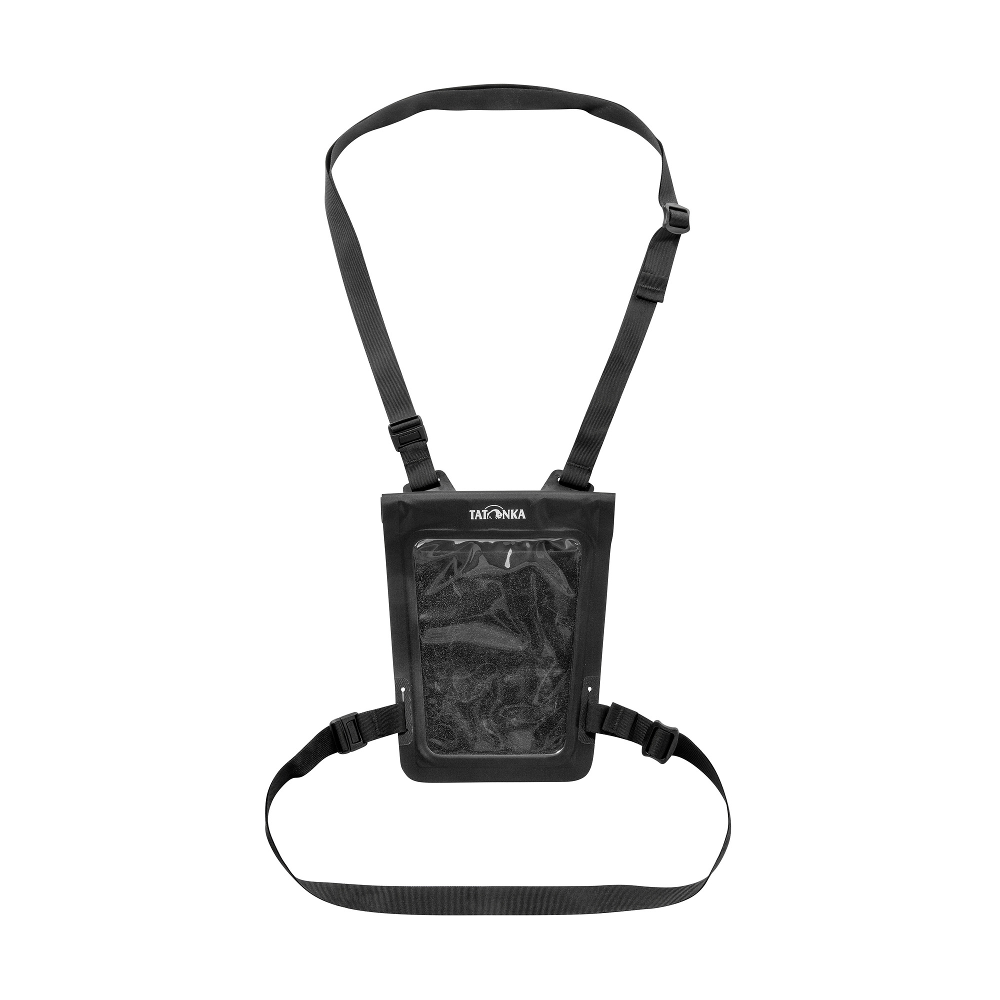 Zubehor, Riemen, Tasche, Handtasche, Tatonka WP Chest Holster black schwarz Brustbeutel - Ansicht seitlich-vorne