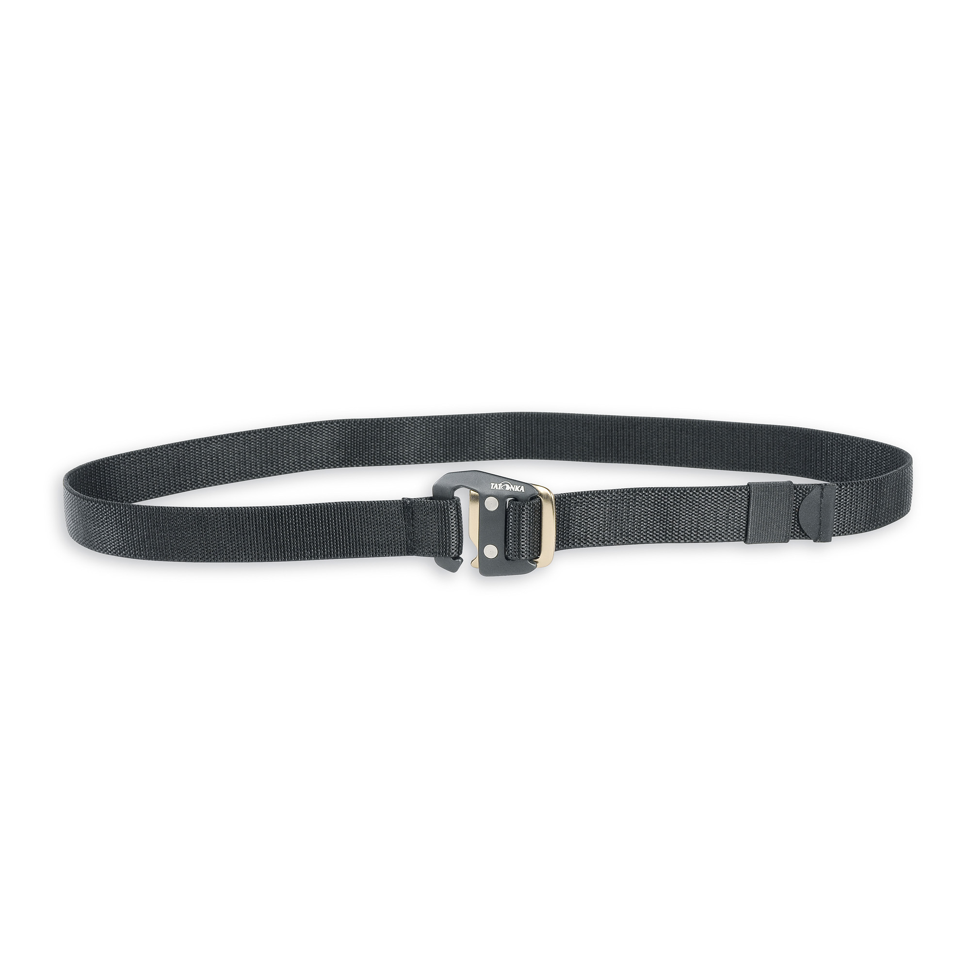 Zubehor, Schnalle, Gürtel, Riemen, Tatonka Stretch Belt 25mm black schwarz Gürtel - Ansicht seitlich-vorne