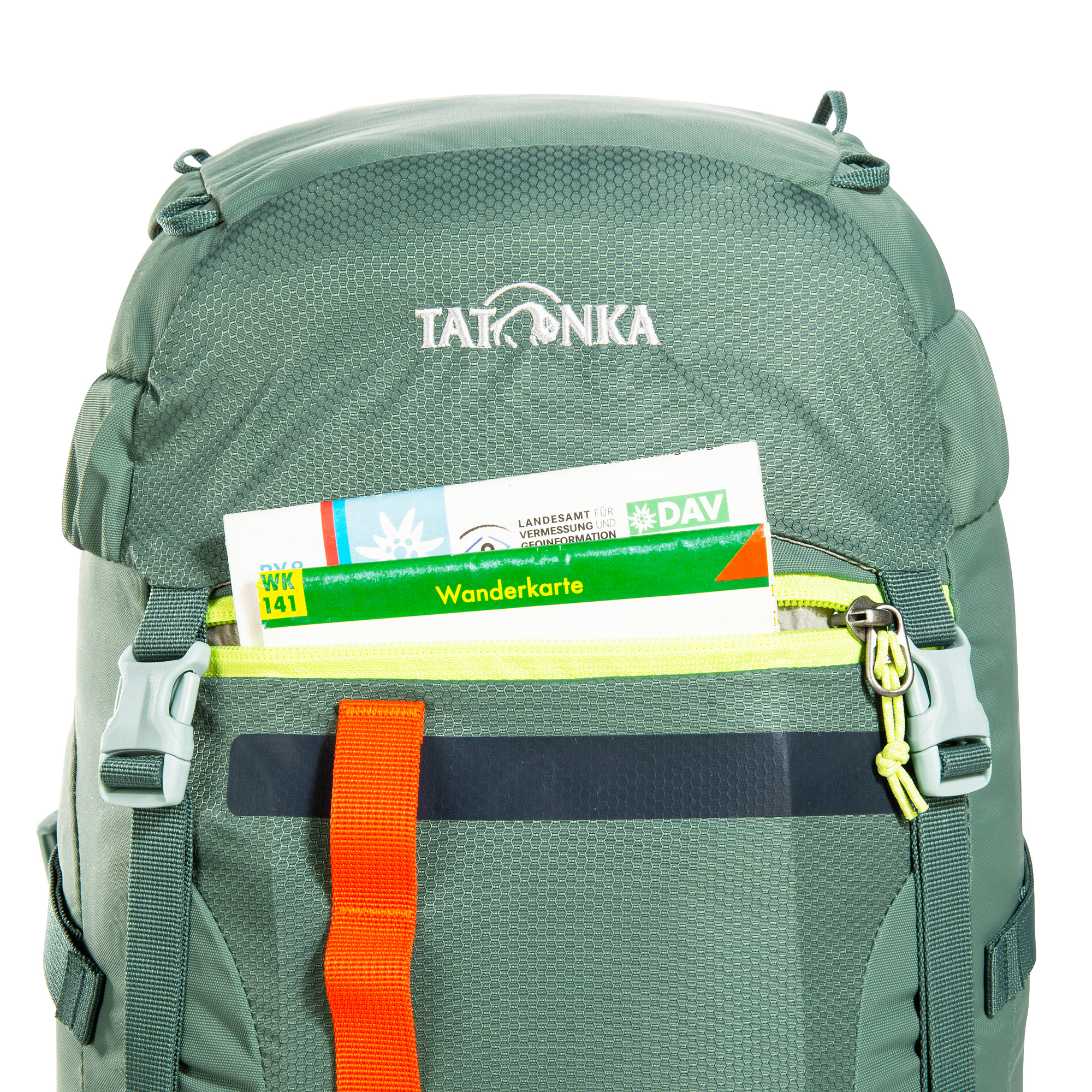 Tasche, Rucksack, Tatonka Mani 20 sage green grün Kinderrucksäcke - Detailansicht