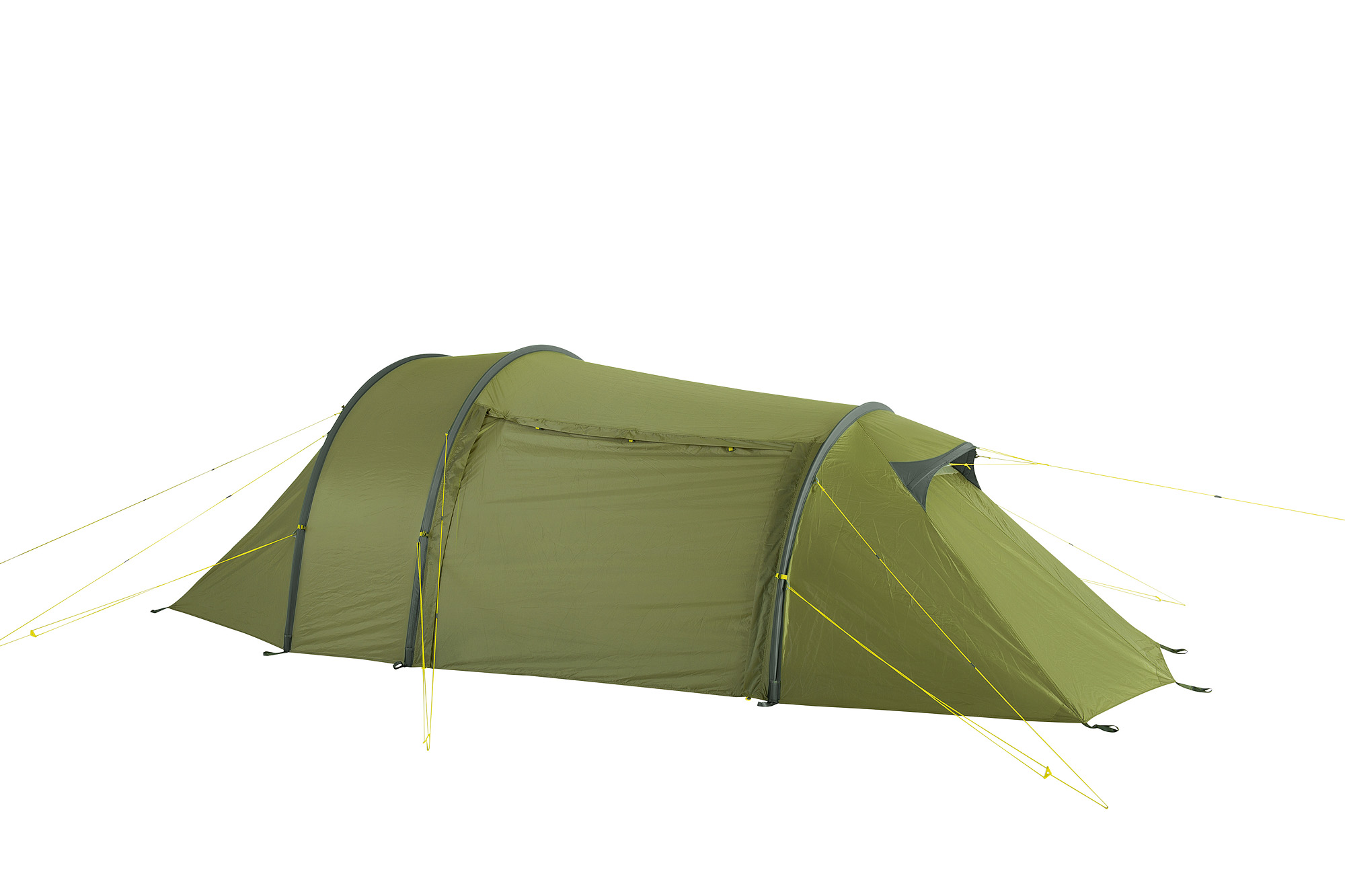 Zelt, Campen, Zelt in den Bergen, Natur, Draußen, Tatonka Grönland 3 Vent light olive grün 3-Personen-Zelte - Detailansicht