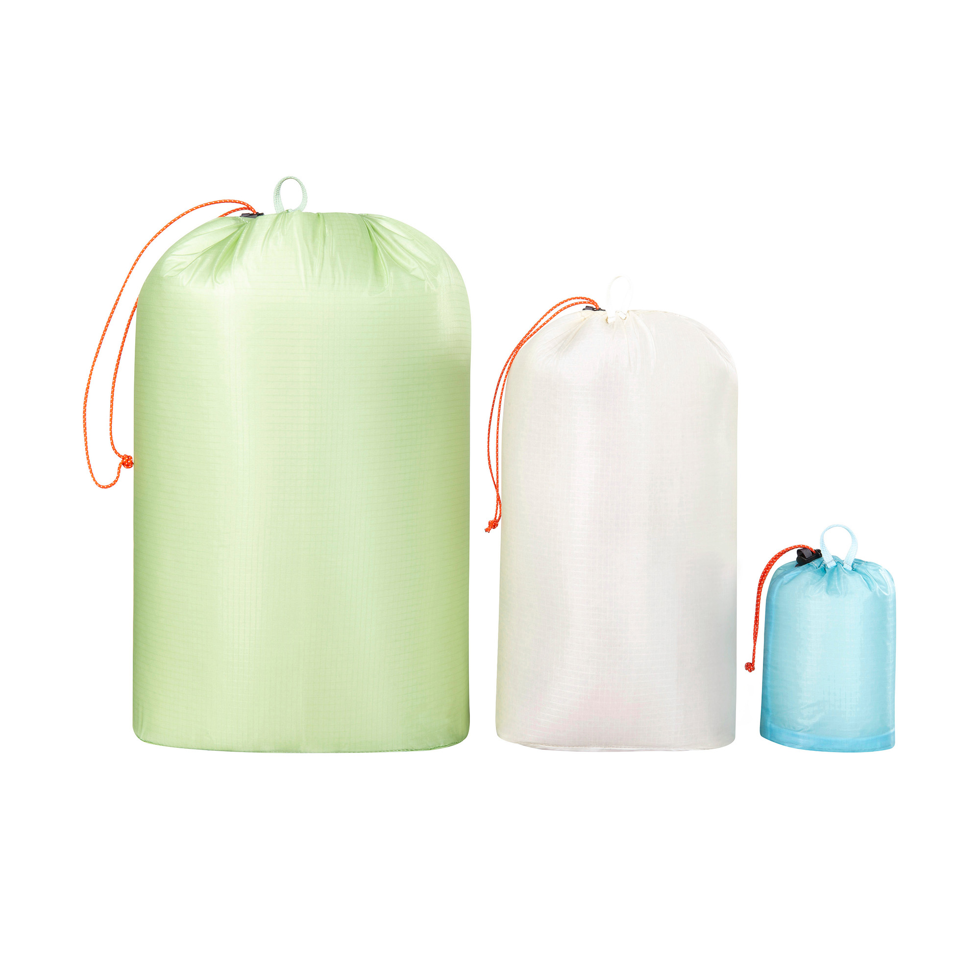 Tasche, Plastik, Tatonka SQZY Stuff Bag Set assorted silber Rucksack-Zubehör - Ansicht seitlich-hinten