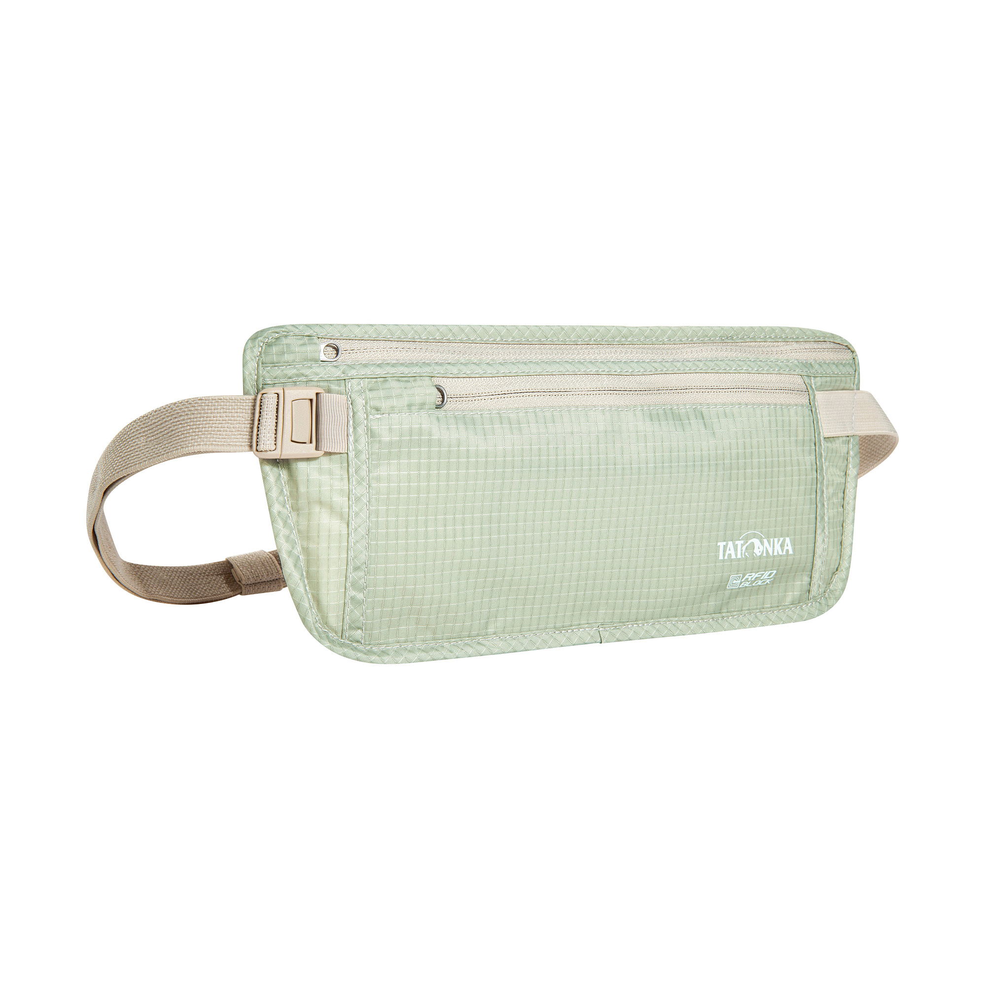 Zubehor, Tasche, Handtasche, Geldbörse, Leinwand, Tatonka Skin Moneybelt Int. RFID Block natural silber Bauchtaschen - Ansicht frontal-vorne
