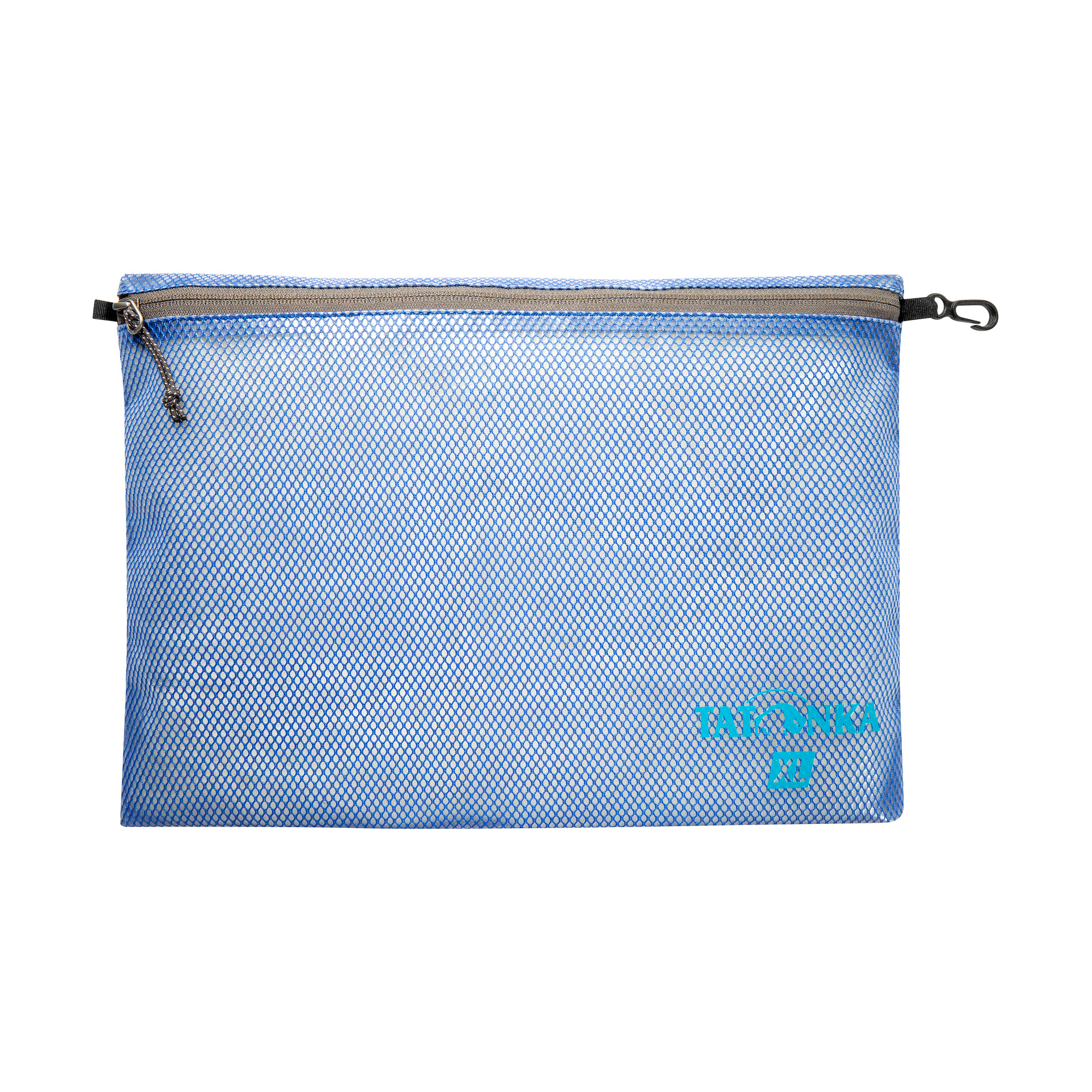 Zubehor, Tasche, Handtasche, Tatonka Zip Pouch 35 x 25cm blue blau Reisezubehör - Ansicht seitlich-vorne