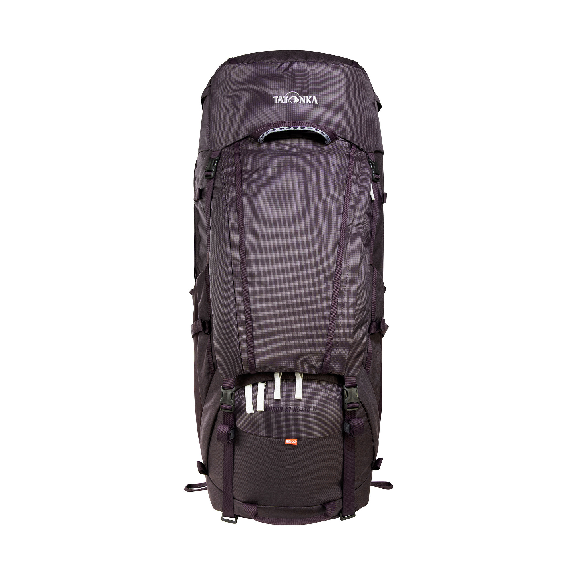 Tasche, Rucksack, Tatonka Yukon X1 65+10 Women midnight plum lila Trekkingrucksäcke - Ansicht frontal-vorne