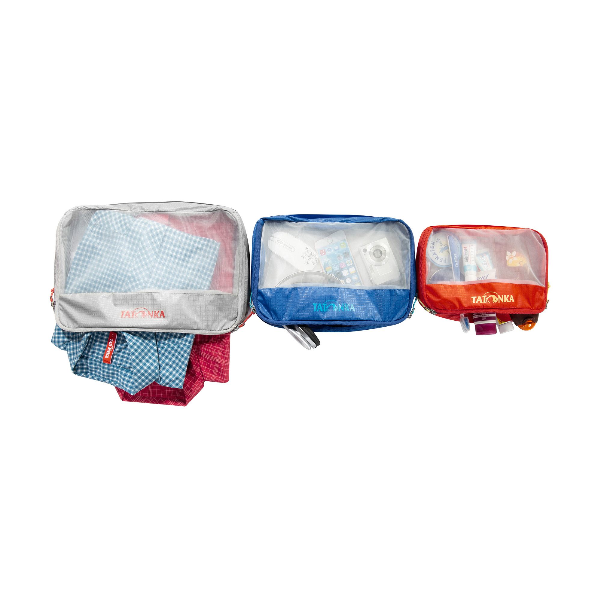 Tatonka Mesh Bag Set III assorted silber Reisezubehör - Detailansicht