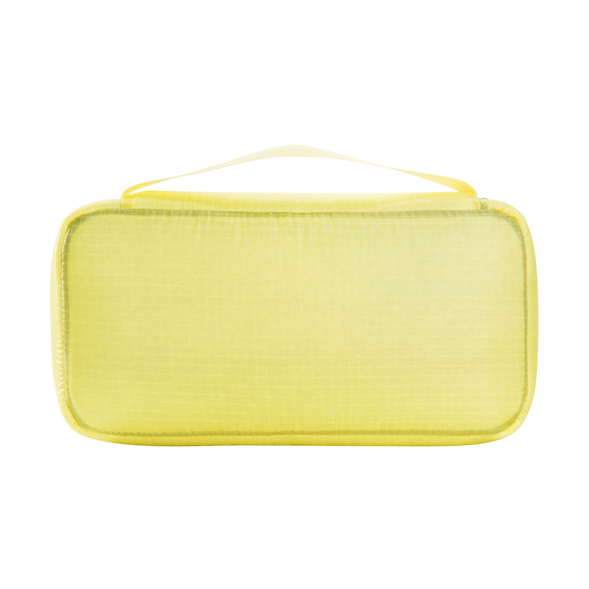 Zubehor, Handtasche, Kissen, Dekoration für Zuhause, Geldbörse, Tatonka SQZY Padded Pouch S light yellow gelb Reisezubehör - Ansicht frontal-hinten