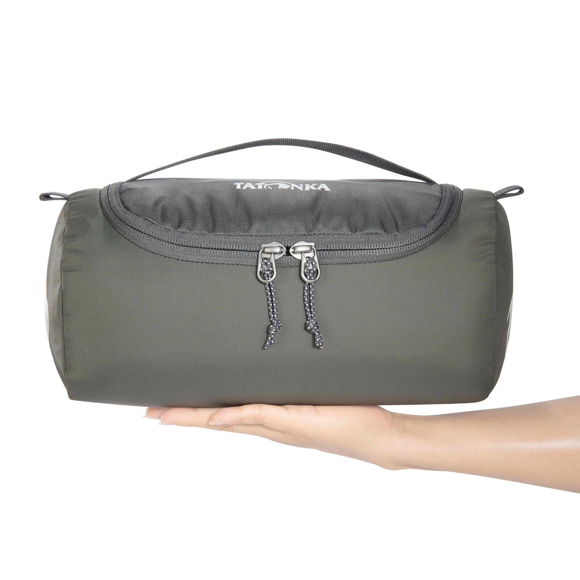 Zubehor, Tasche, Handtasche, Geldbörse, Tatonka Care Barrel titan grey grau Kulturbeutel - Detailansicht