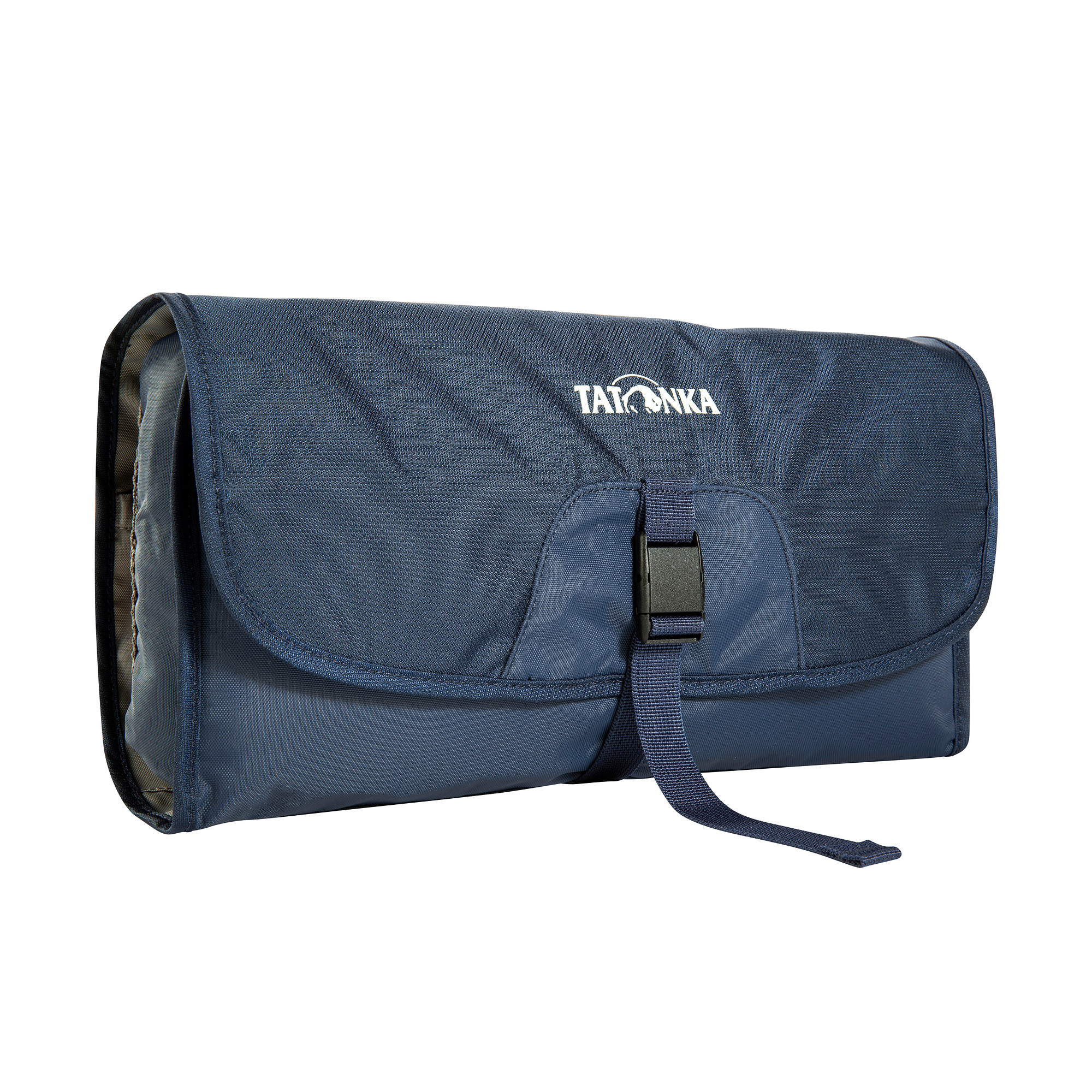 Zubehor, Tasche, Handtasche, Tatonka Travelcare navy blau Kulturbeutel - Ansicht seitlich-vorne