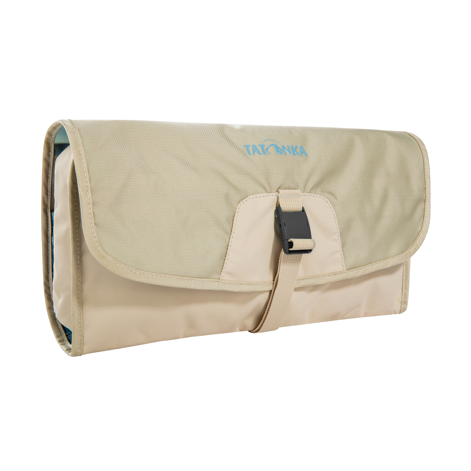 Zubehor, Tasche, Handtasche, Leinwand, Geldbörse, Tatonka Travelcare brown rice braun Kulturbeutel - Ansicht seitlich-vorne