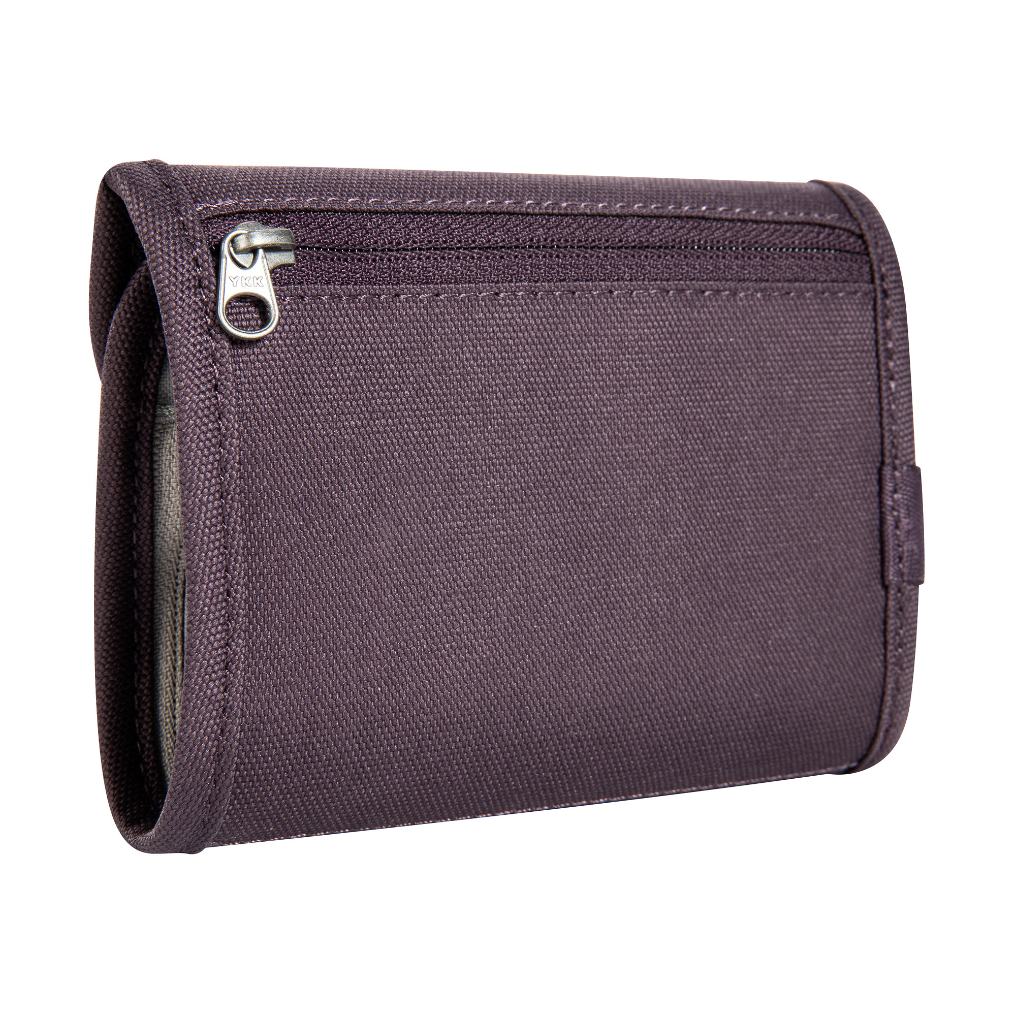 Zubehor, Tasche, Handtasche, Geldbörse, Tatonka Euro Wallet RFID Block midnight plum lila Geldbeutel - Ansicht frontal-hinten