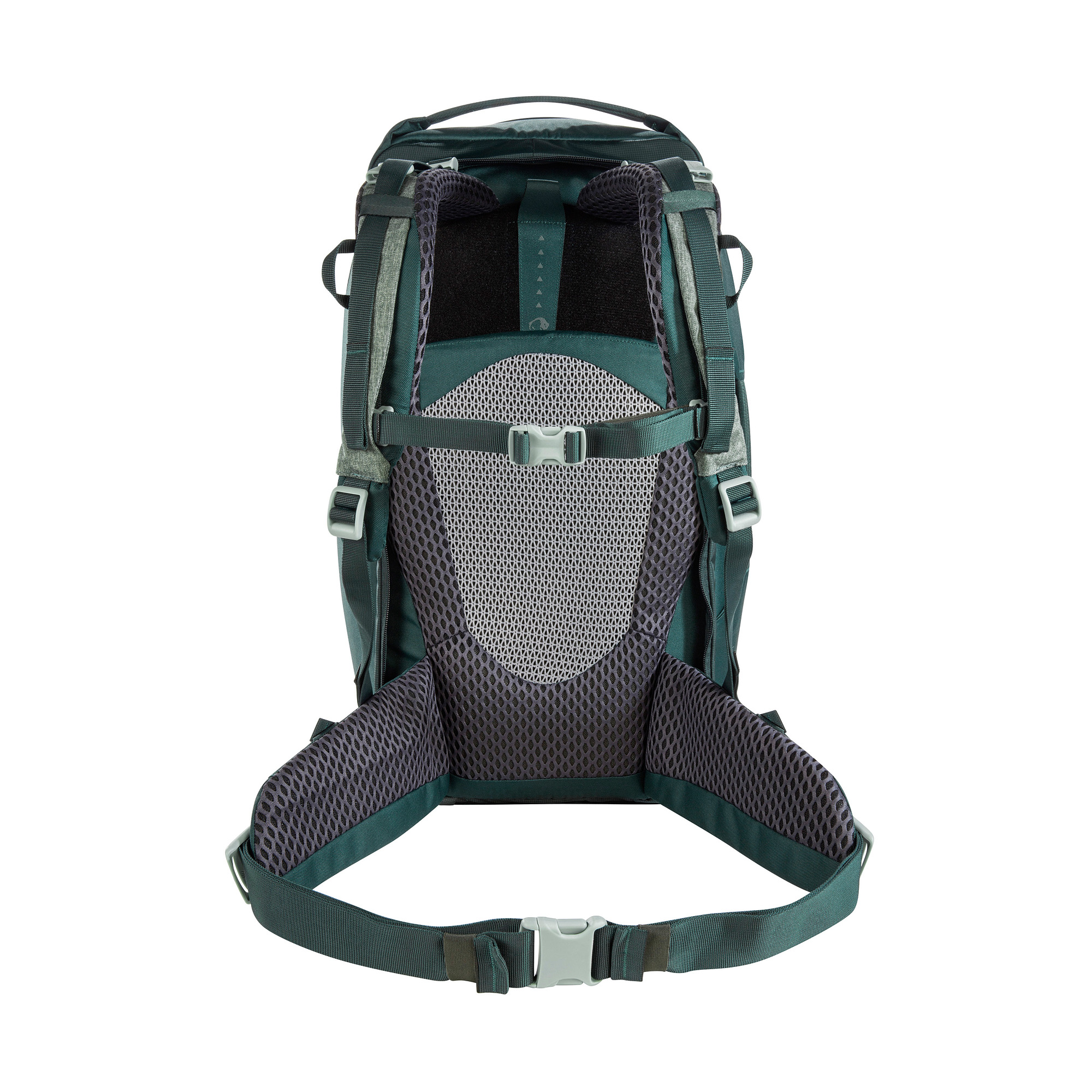 Tasche, Rucksack, Gurt, Tatonka Great Escape 50+15 Women sage green grün Reiserucksäcke - Ansicht frontal-hinten