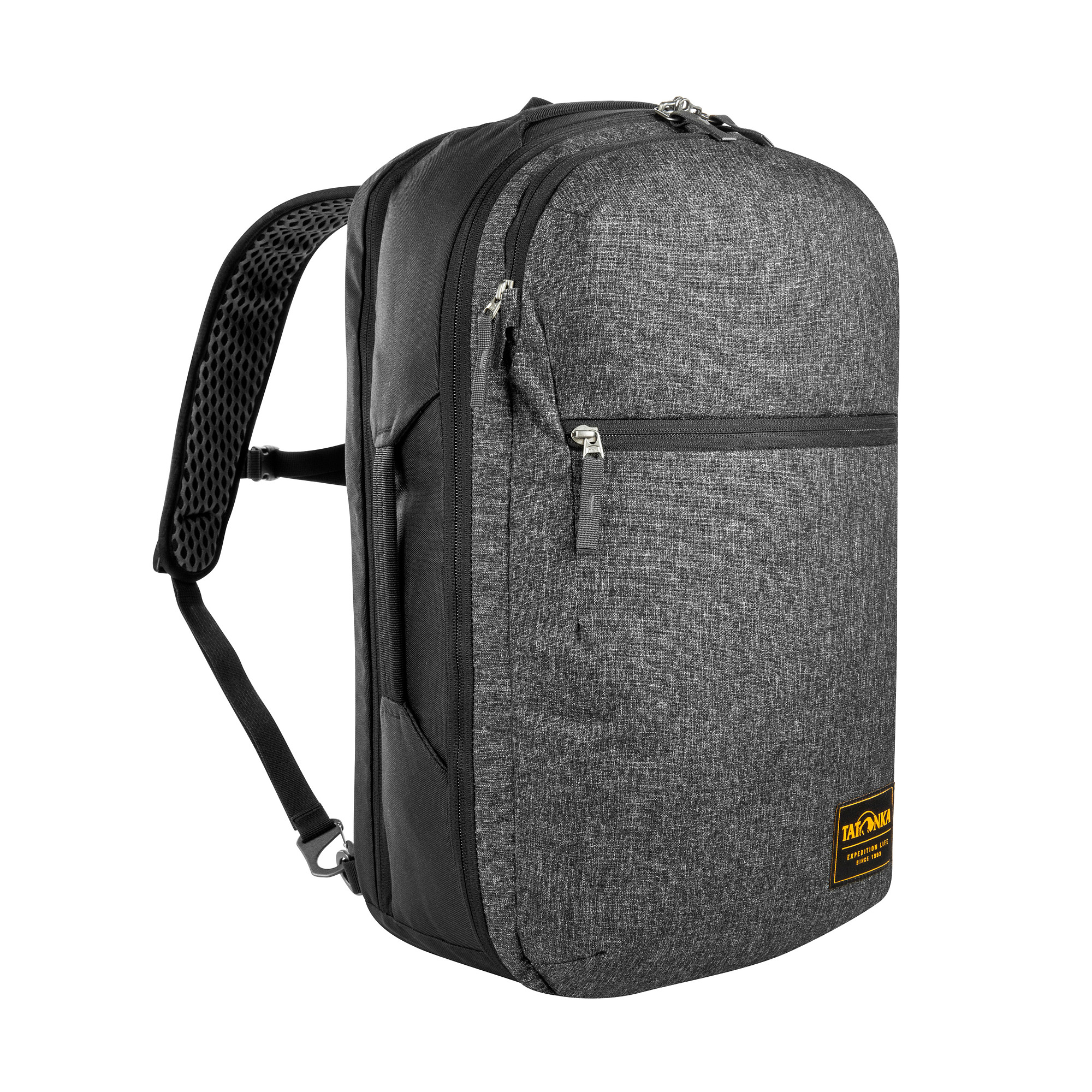 Tasche, Rucksack, Tatonka Flightcase 27 black schwarz Reiserucksäcke - Ansicht seitlich-vorne