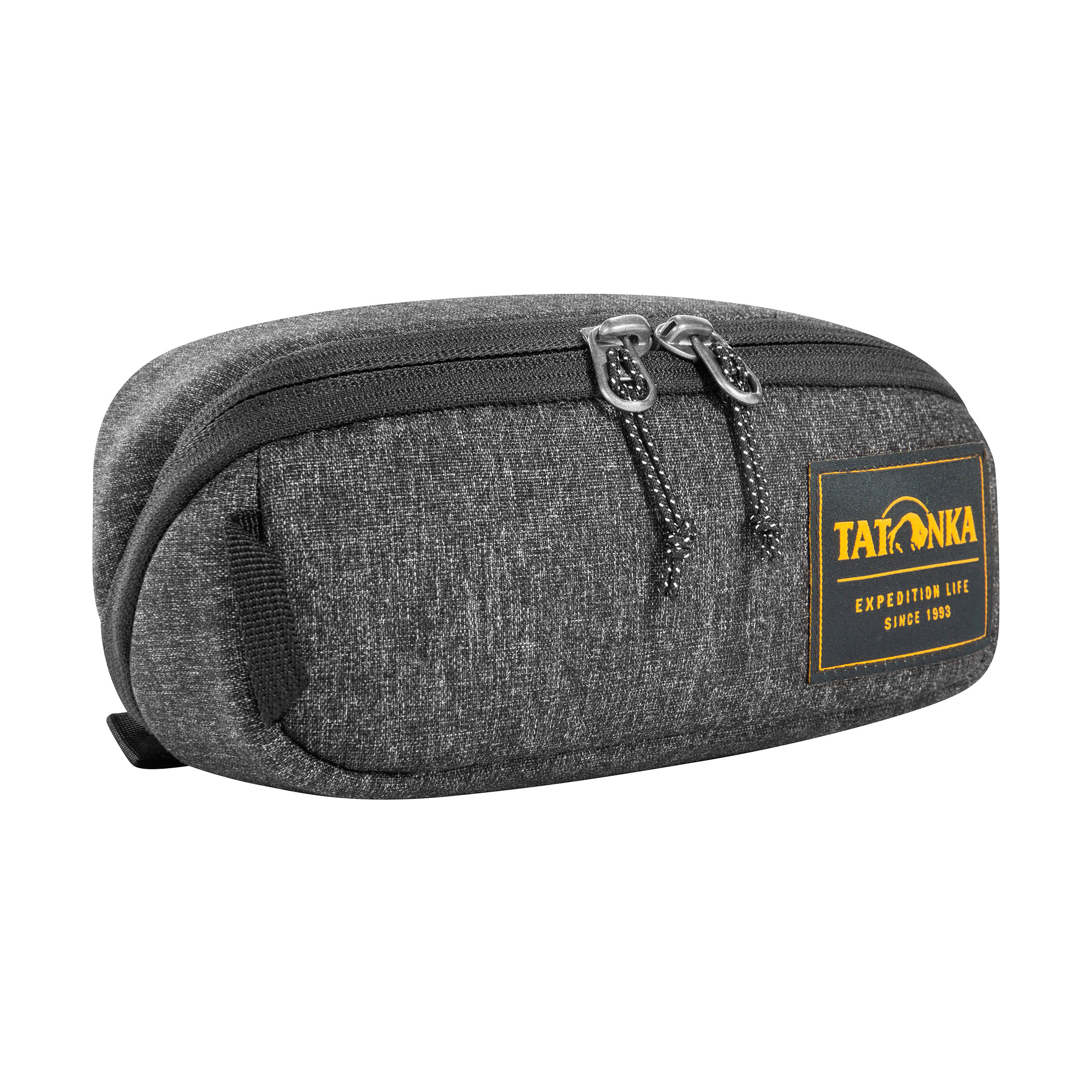 Tatonka Square Zip Pouch S black schwarz Kulturbeutel - Ansicht seitlich-vorne