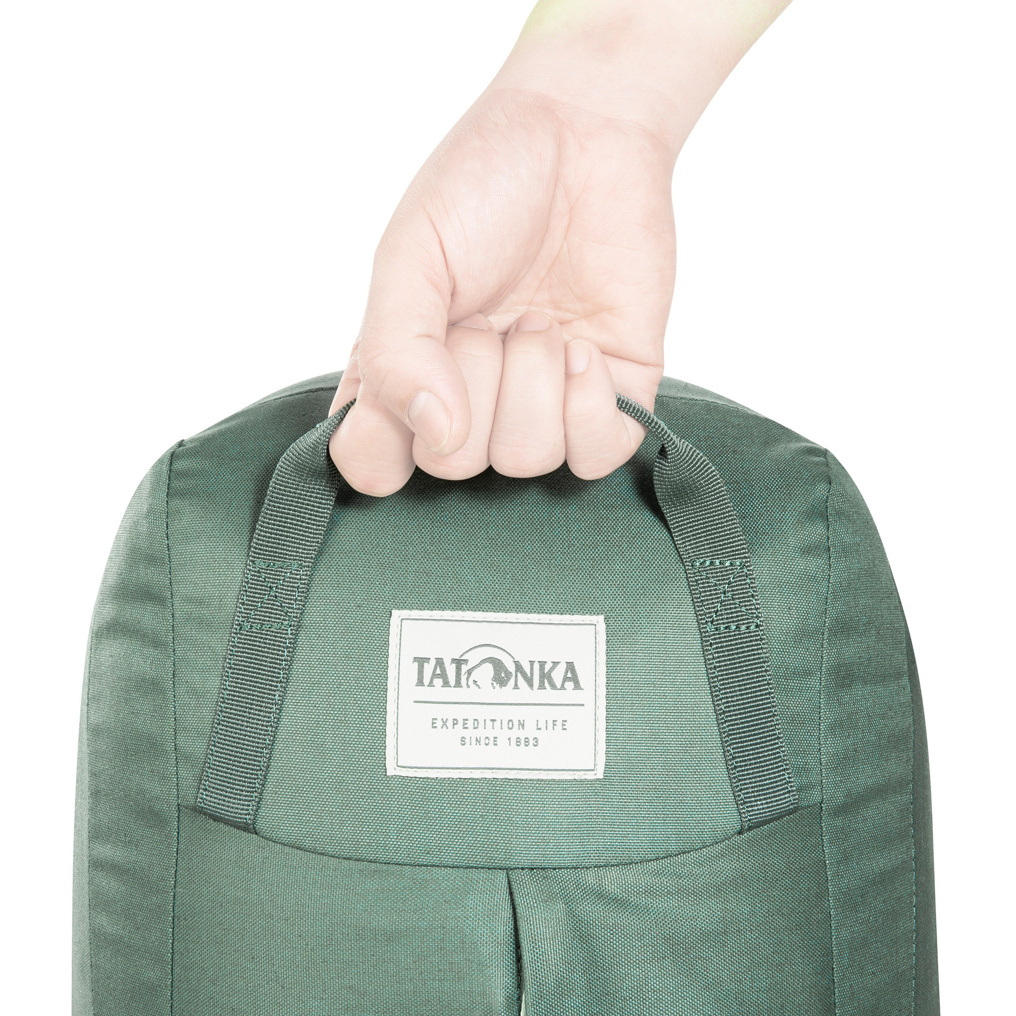 Tasche, Baseball-Kappe, Kleidung, Hut, Rucksack, Tatonka City Pack 20 Kapok sage green grün Tagesrucksäcke - Detailansicht