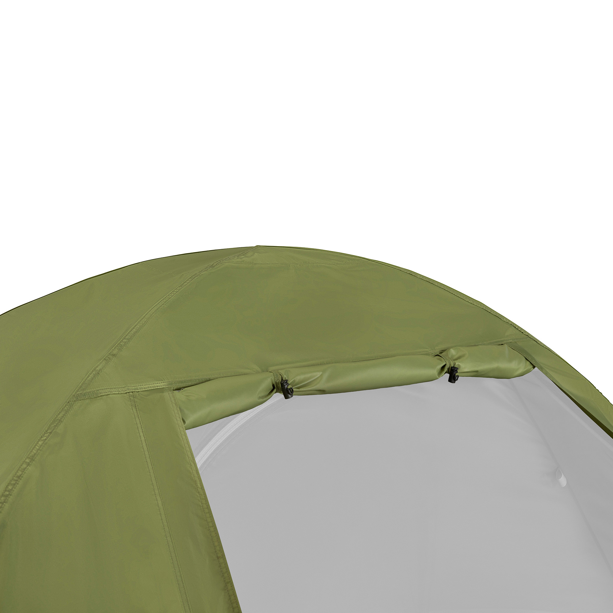 Zelt, Campen, Zelt in den Bergen, Natur, Draußen, Tatonka Double Moskito Dome Fly light olive grün 2-Personen-Zelte - Detailansicht