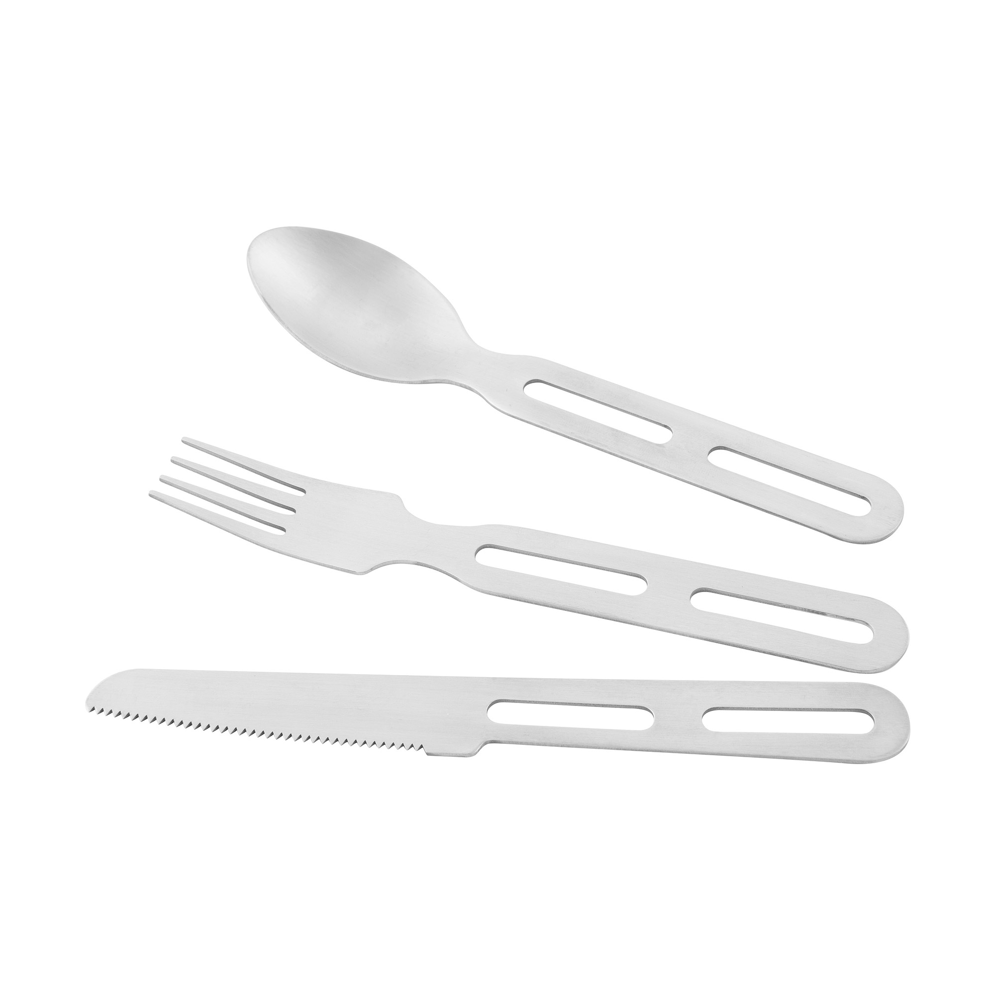 Besteck, Gabel, Löffel, Tatonka Cutlery Set I Koch-Zubehör - Ansicht seitlich-hinten