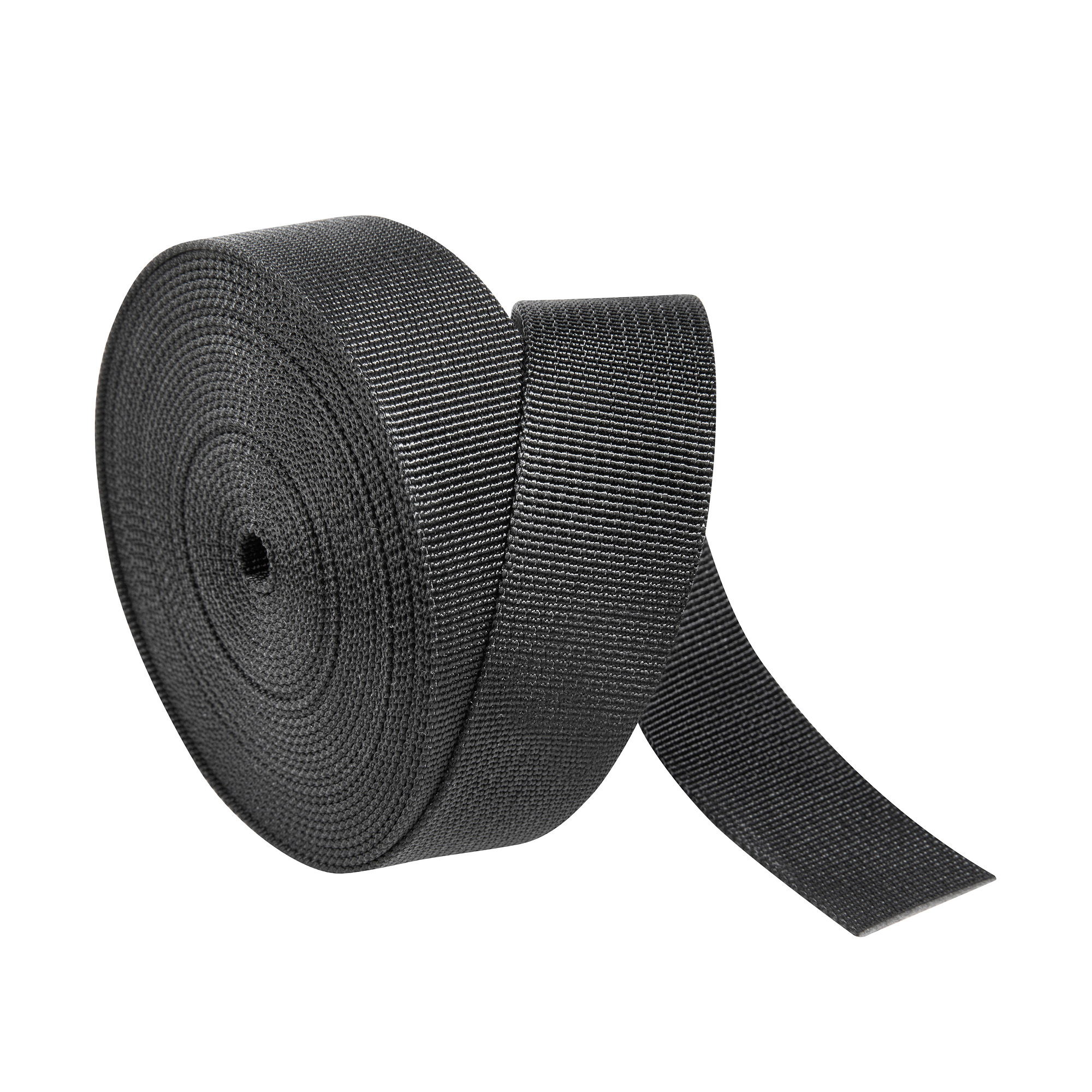 Zubehor, Formelle Kleidung, Riemen, Krawatte, Leinwand, Tatonka Webbing 25mm / 5m black schwarz Sonstiges Zubehör - Ansicht seitlich-hinten