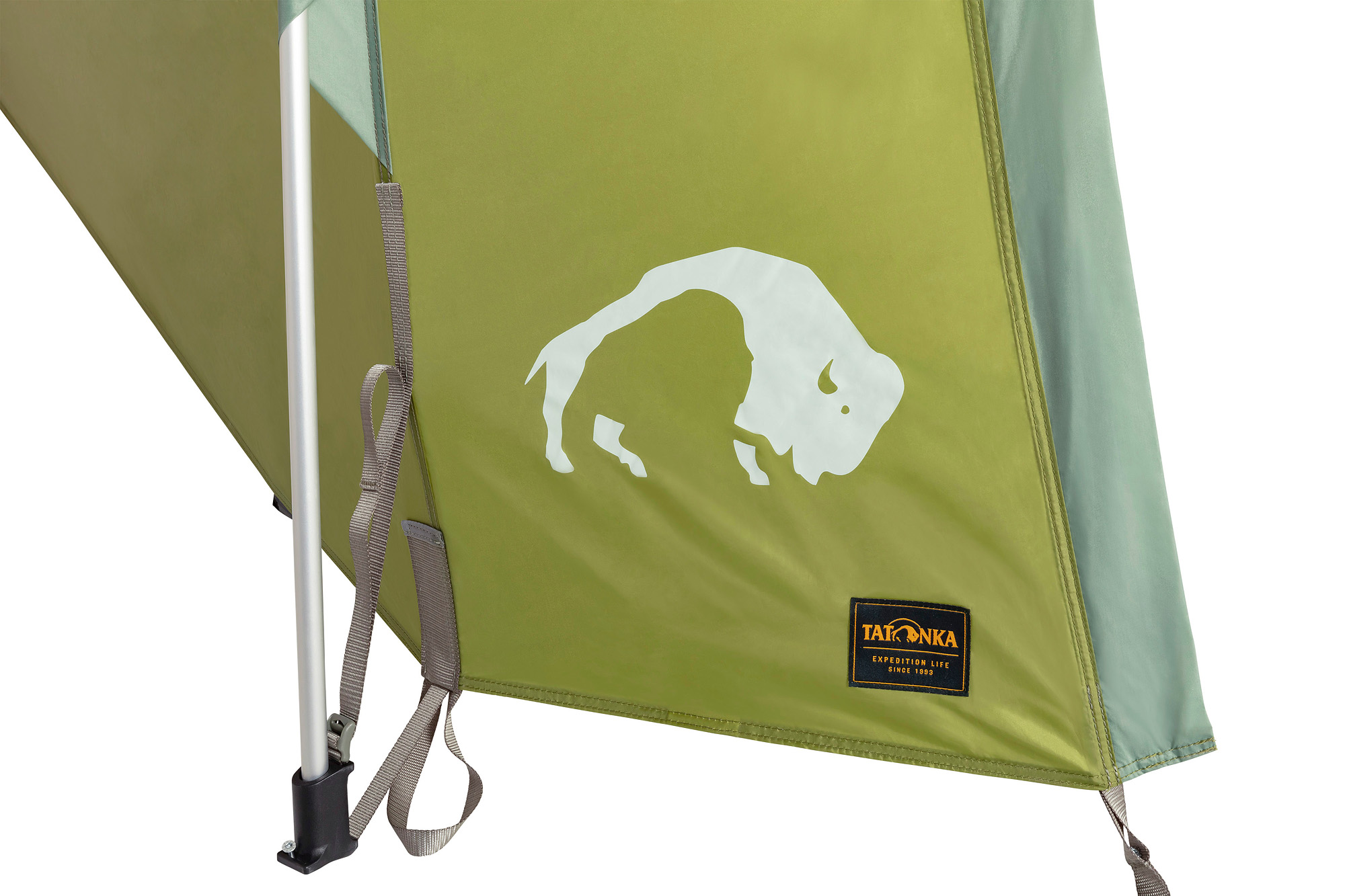 Zelt, Im Freien, Campen, Natur, Zelt in den Bergen, Tatonka Van Camp Basic light olive grün Zelt- & Tarpzubehör - Detailansicht