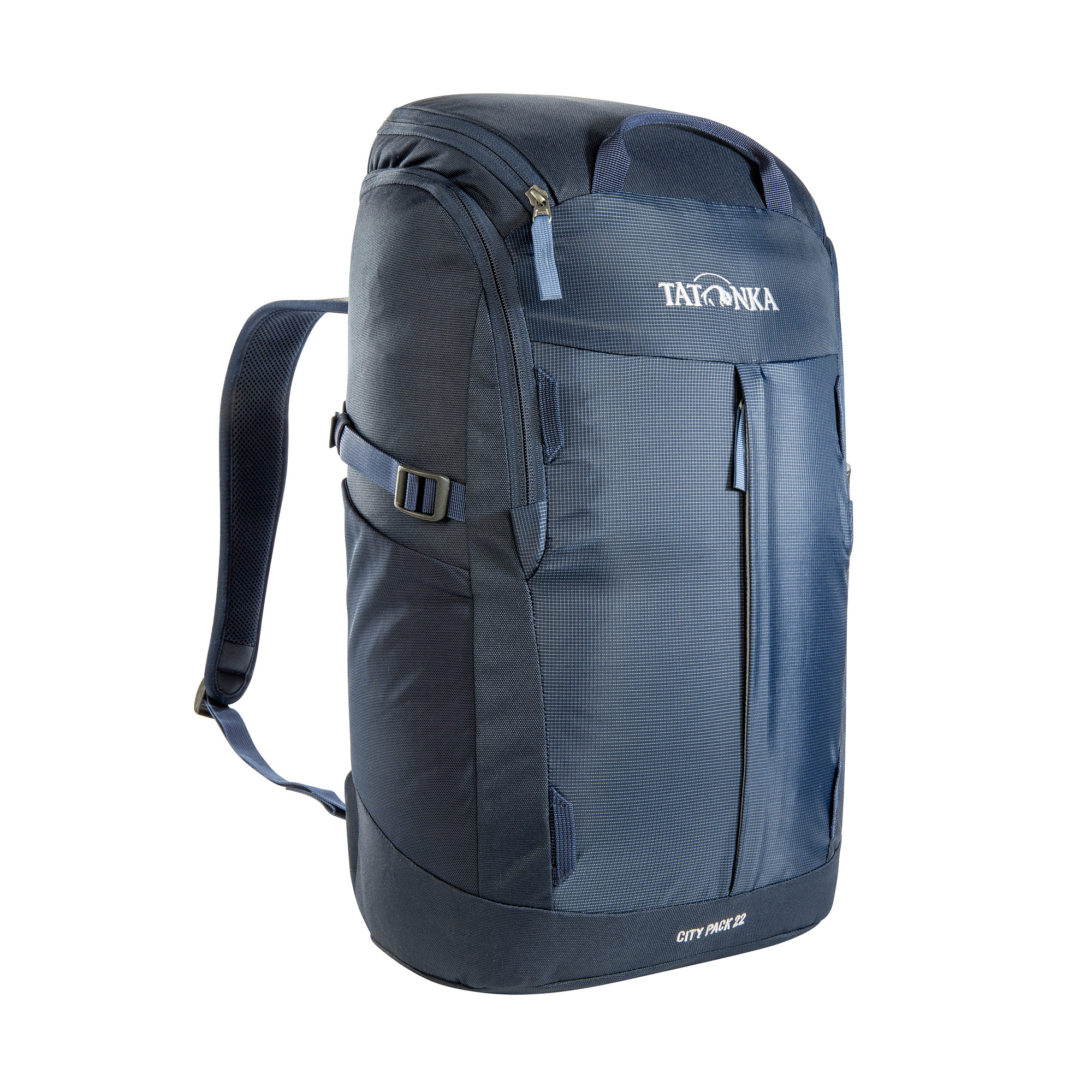 Tasche, Rucksack, Tatonka City Pack 22 navy blau Tagesrucksäcke - Ansicht seitlich-vorne