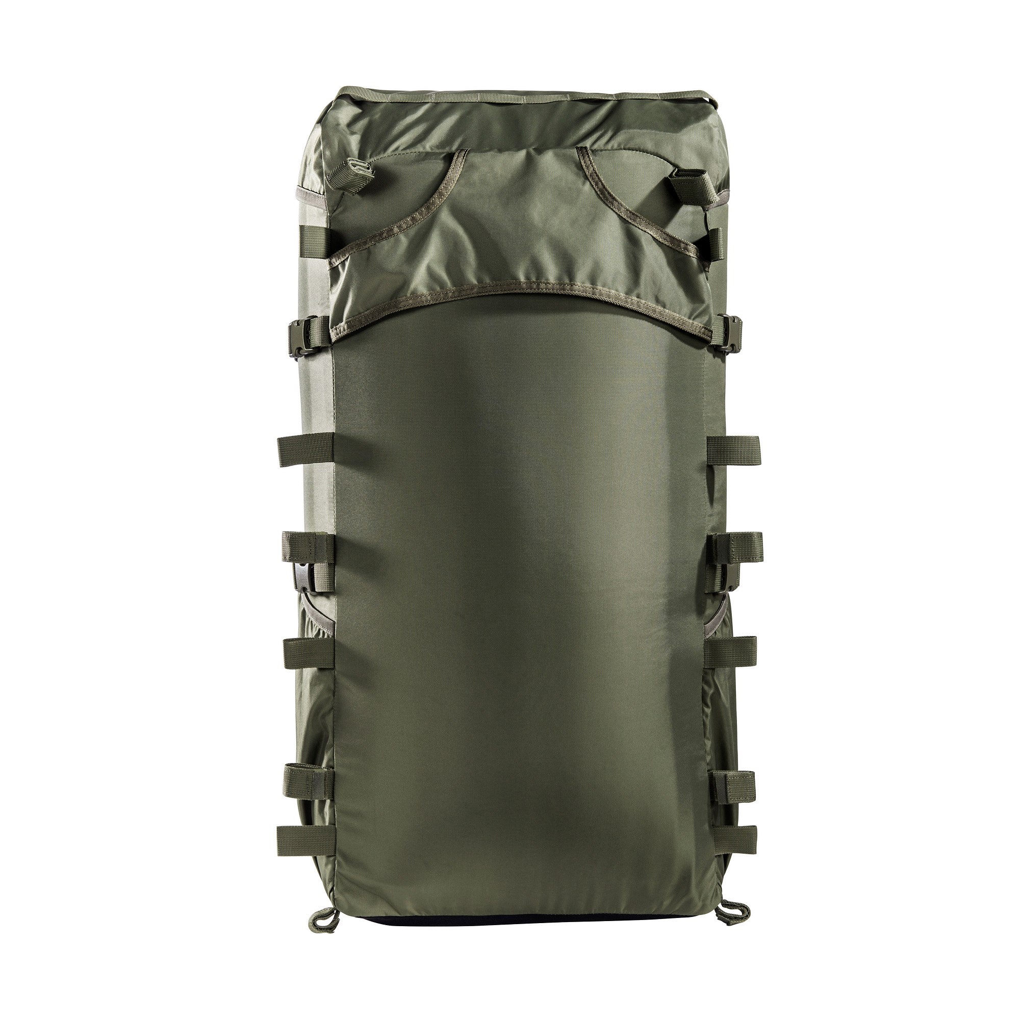 Tasche, Rucksack, Tatonka Packsack 2 Lastenkraxe olive grün Trekkingrucksäcke - Ansicht frontal-hinten