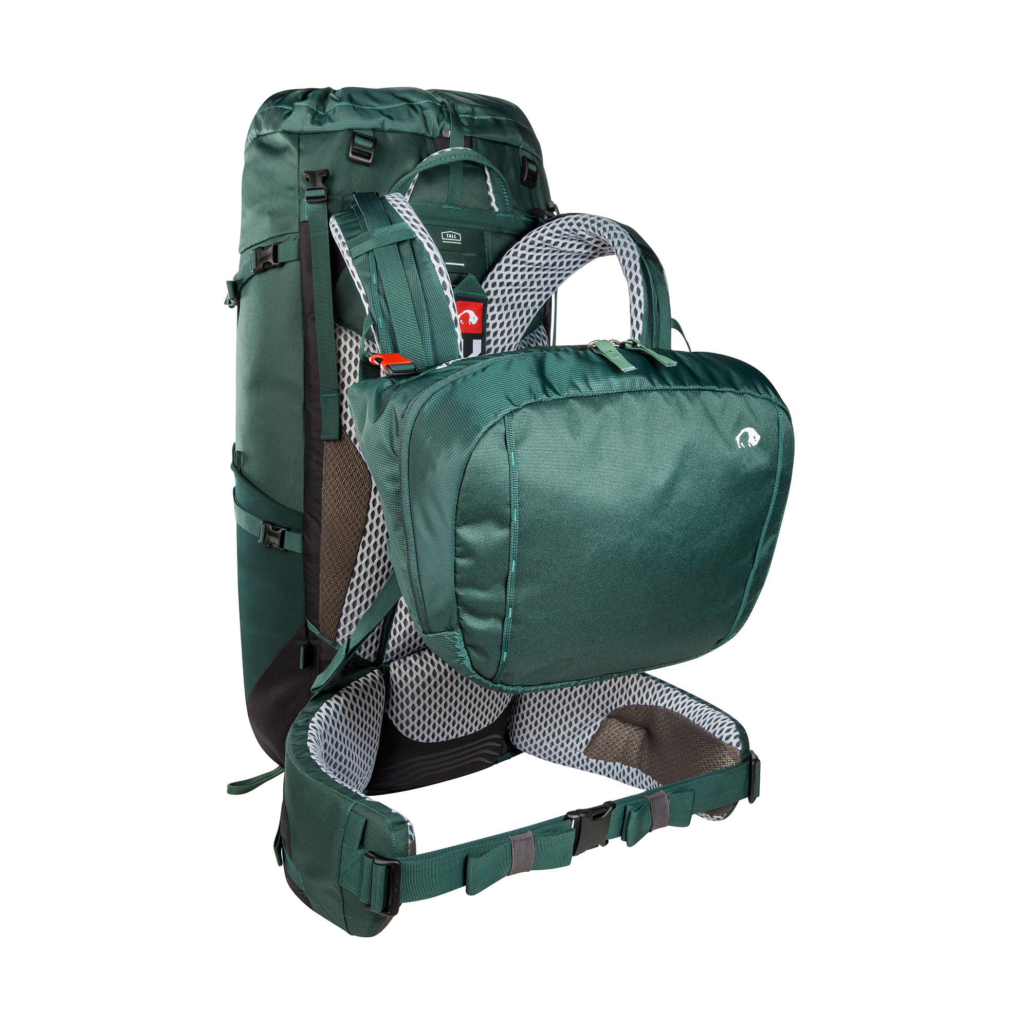 Tasche, Rucksack, Tatonka Yukon 70+10 jasper grün Trekkingrucksäcke - Detailansicht