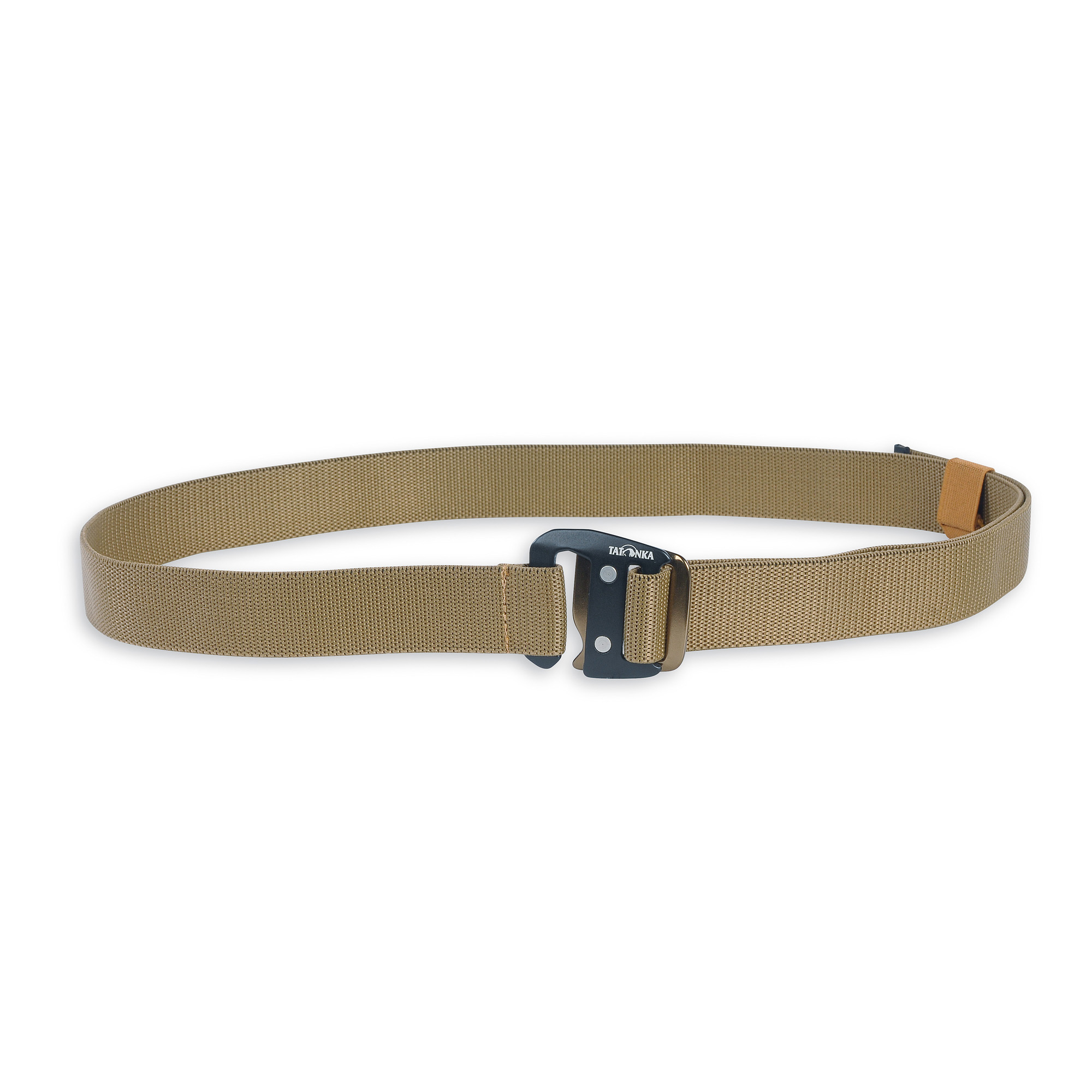 Zubehor, Schnalle, Gürtel, Riemen, Leinwand, Tatonka Stretch Belt 32mm coyote brown braun Gürtel - Ansicht seitlich-vorne