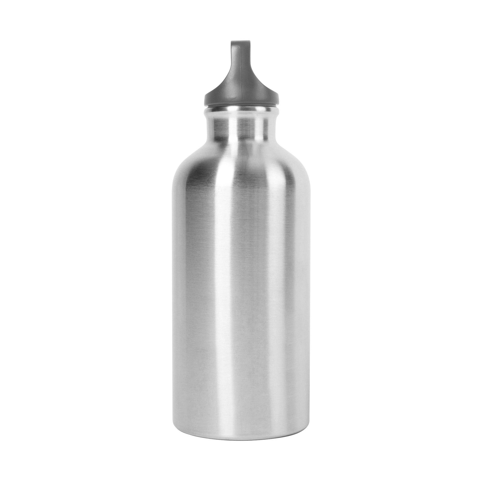 Flasche, Zylinder, Wasserflasche, Shaker, Tatonka Stainless Steel Bottle 0,4l Trinkflaschen - Ansicht seitlich-hinten