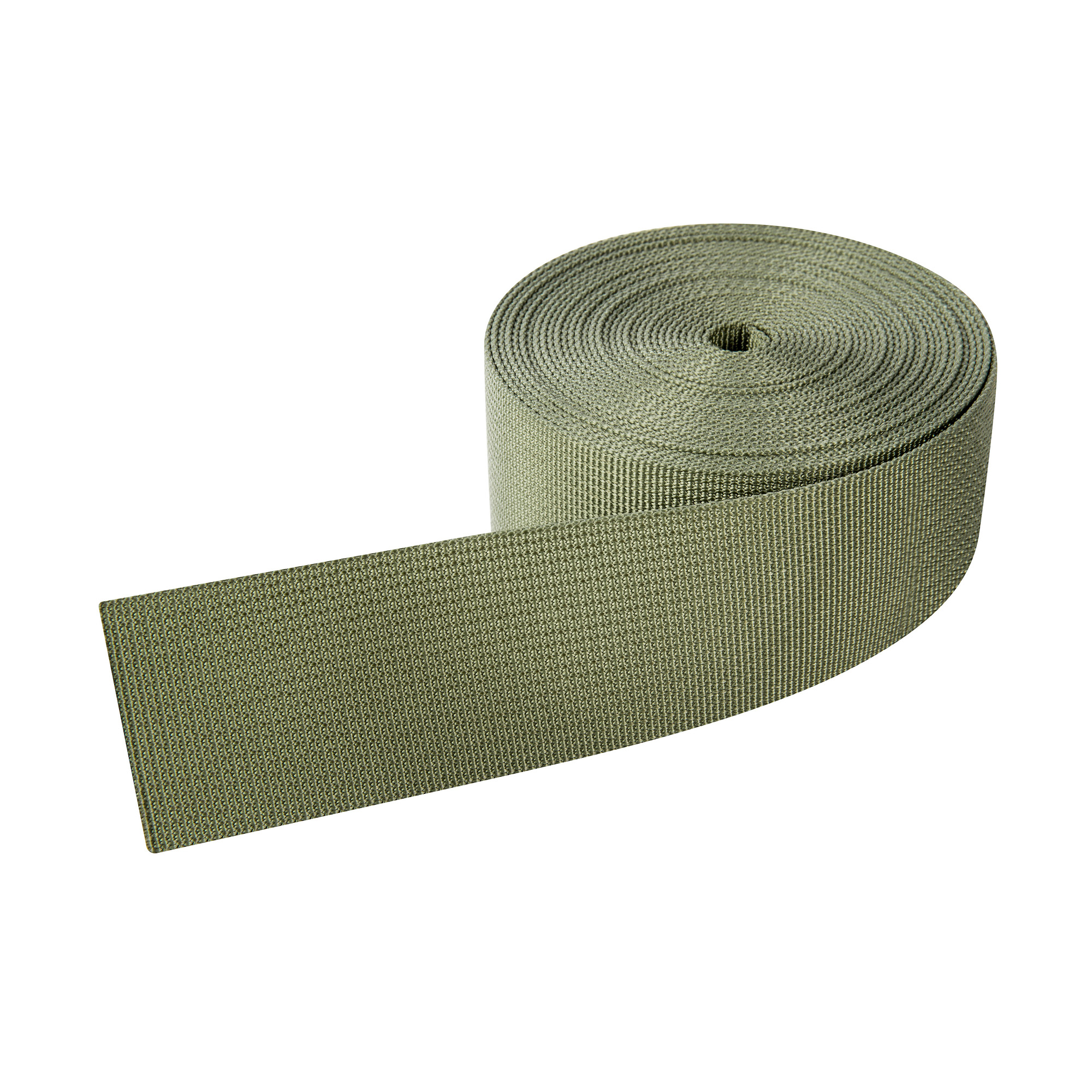 Zubehor, Riemen, Leinwand, Tatonka Webbing 38mm / 5m olive grün Sonstiges Zubehör - Ansicht seitlich-vorne