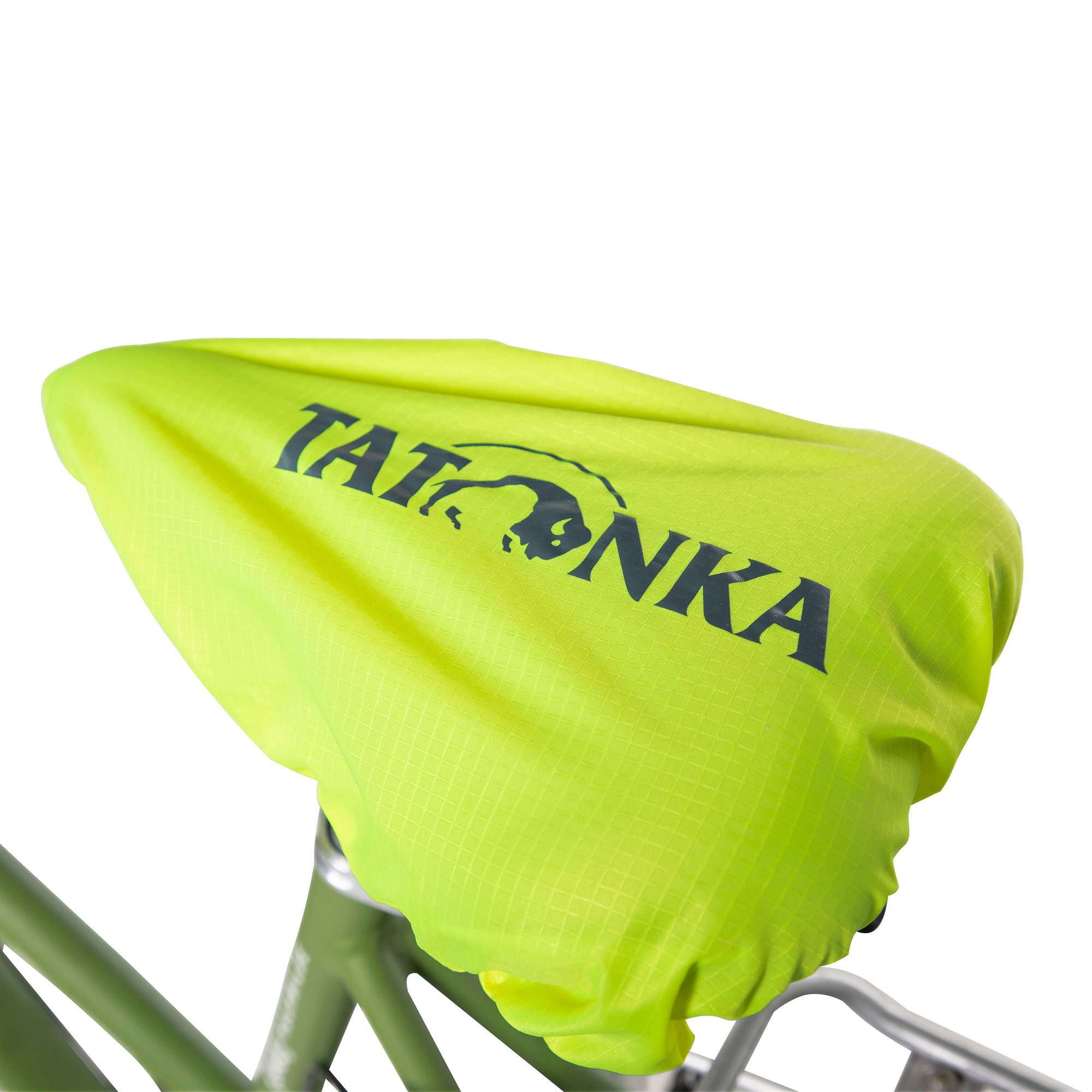 Kissen, Dekoration für Zuhause, Hut, Bademode, Mütze, Tatonka Saddle Cover safety yellow gelb Regenhüllen - Detailansicht