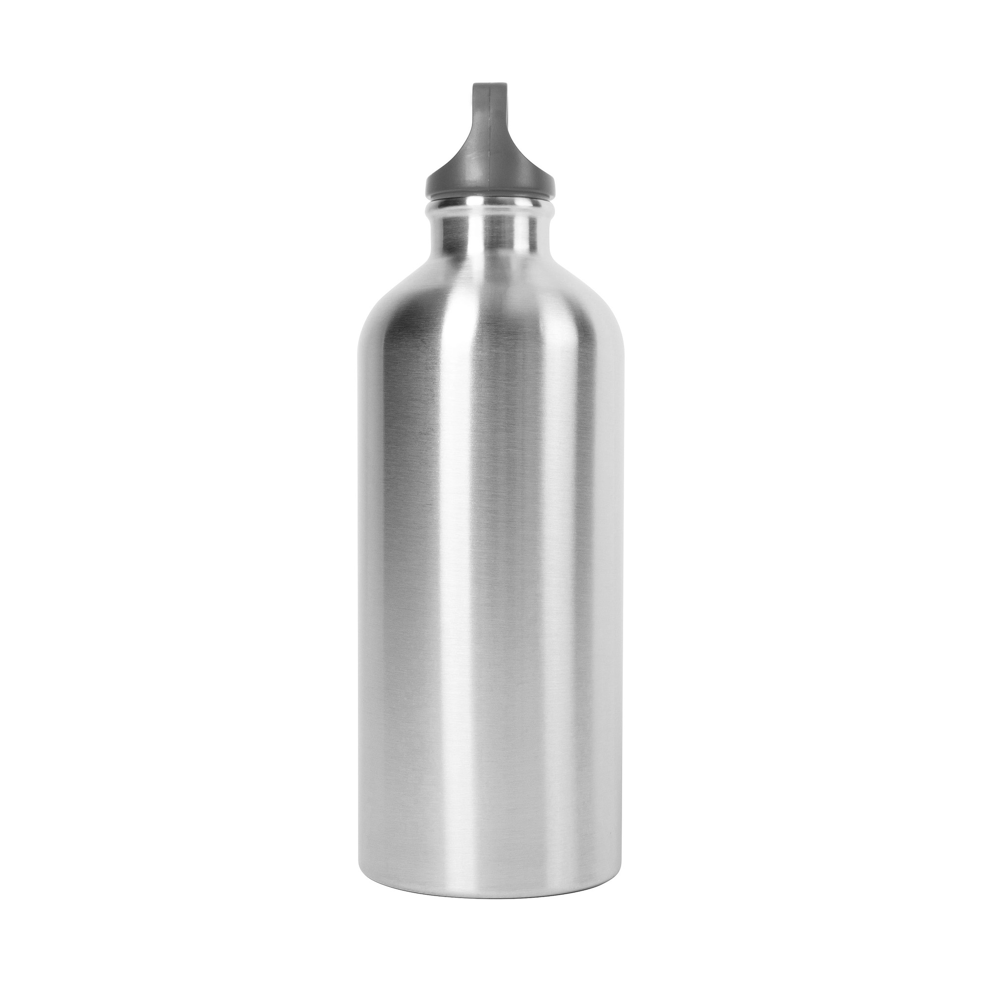Zylinder, Flasche, Wasserflasche, Shaker, Tatonka Stainless Steel Bottle 0,6l Trinkflaschen - Ansicht seitlich-hinten