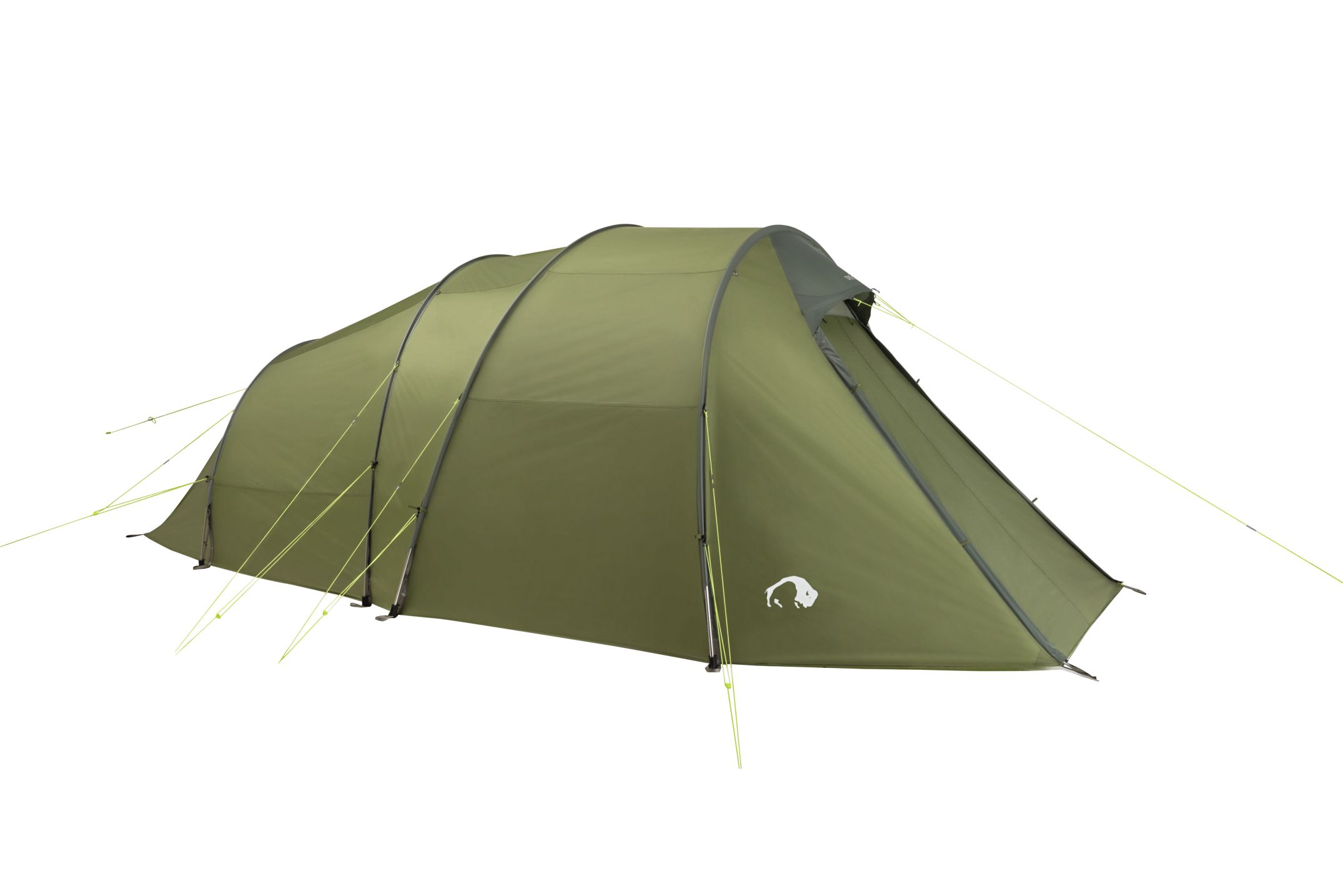 Zelt, Campen, Zelt in den Bergen, Natur, Draußen, Zelt, Campen, Zelt in den Bergen, Natur, Draußen, Zelt, Campen, Zelt in den Bergen, Natur, Draußen, Tatonka Alaska 3 Plus light olive grün 3-Personen-Zelte - Ansicht seitlich-vorne