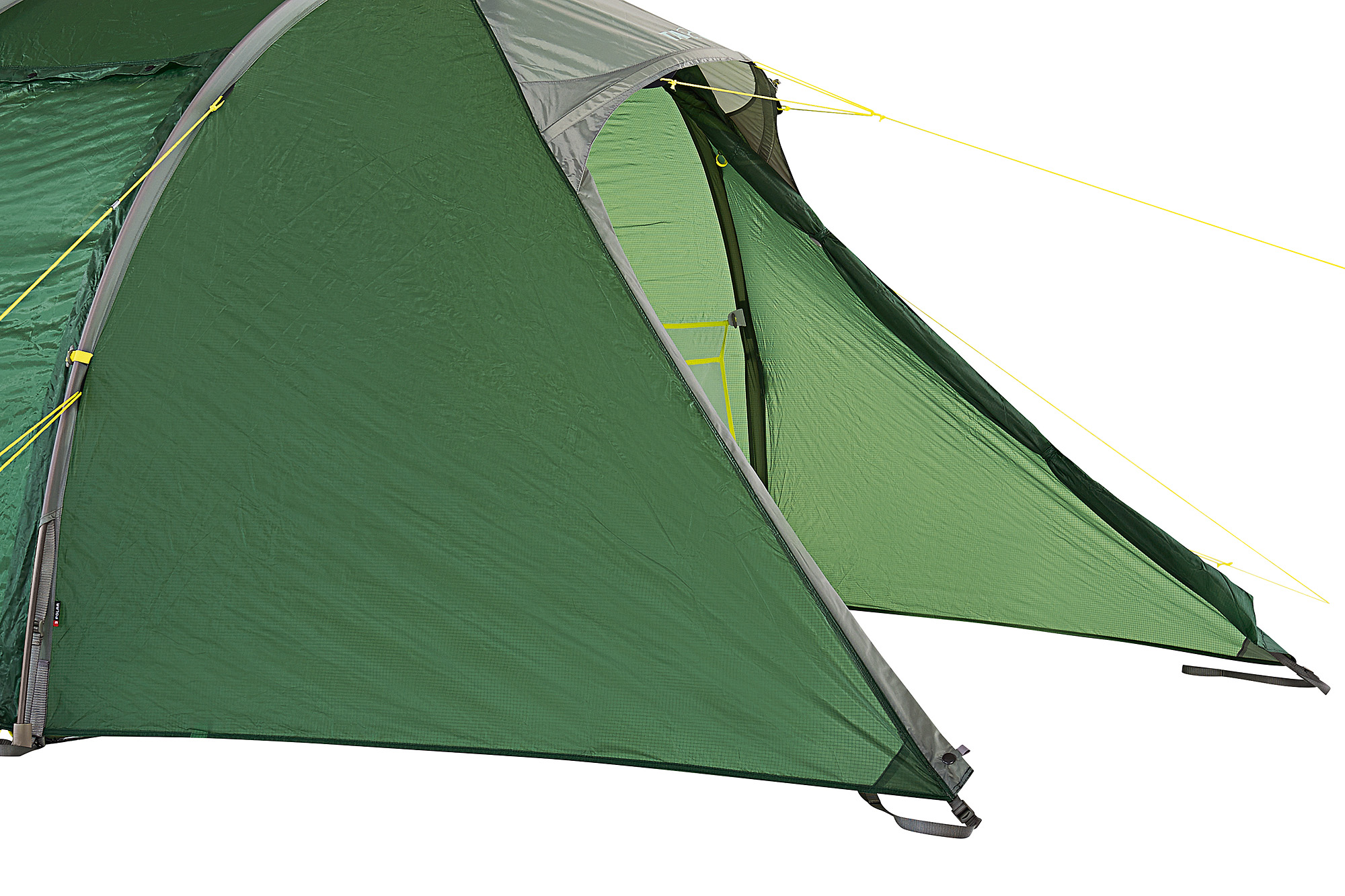 Zelt, Campen, Zelt in den Bergen, Natur, Draußen, Tatonka Polar 3 green grün 3-Personen-Zelte - Detailansicht