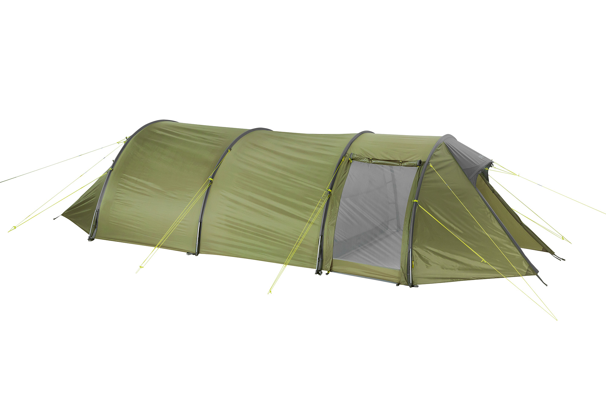 Zelt, Campen, Zelt in den Bergen, Natur, Draußen, Tatonka Alaska 4 PU light olive grün 4-Personen-Zelte - Detailansicht