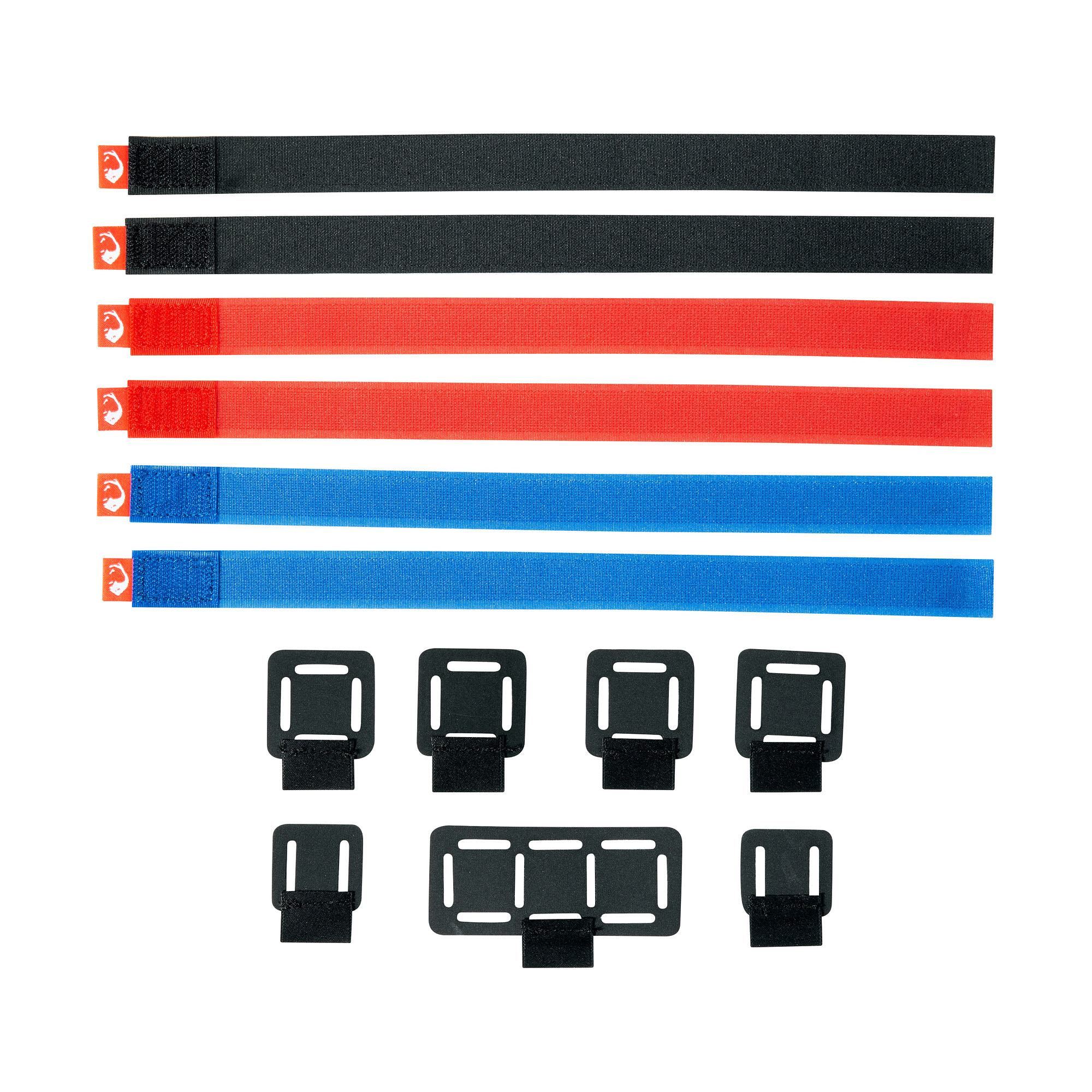 Elektronik, Bildschirm, Computer-Hardware, Computerausrüstung, Überwachen, Tatonka Loop Strap & Patch Set assorted silber Sonstiges Zubehör - Ansicht seitlich-hinten