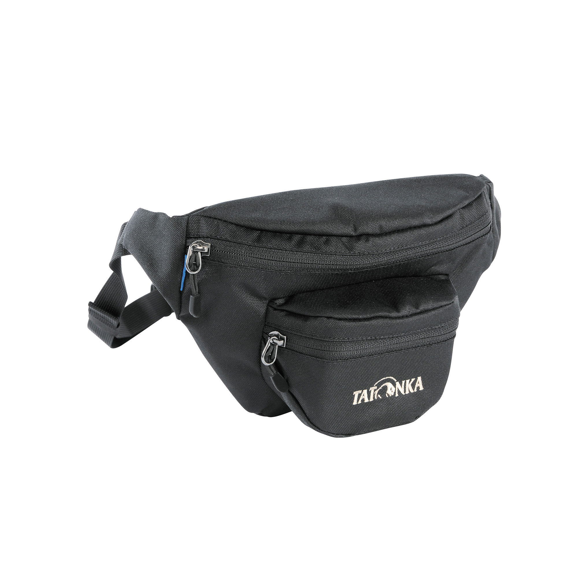 Tasche, Erste Hilfe, Zubehör, Handtasche, Tatonka Funny Bag "S" black schwarz Bauchtaschen - Ansicht seitlich-vorne