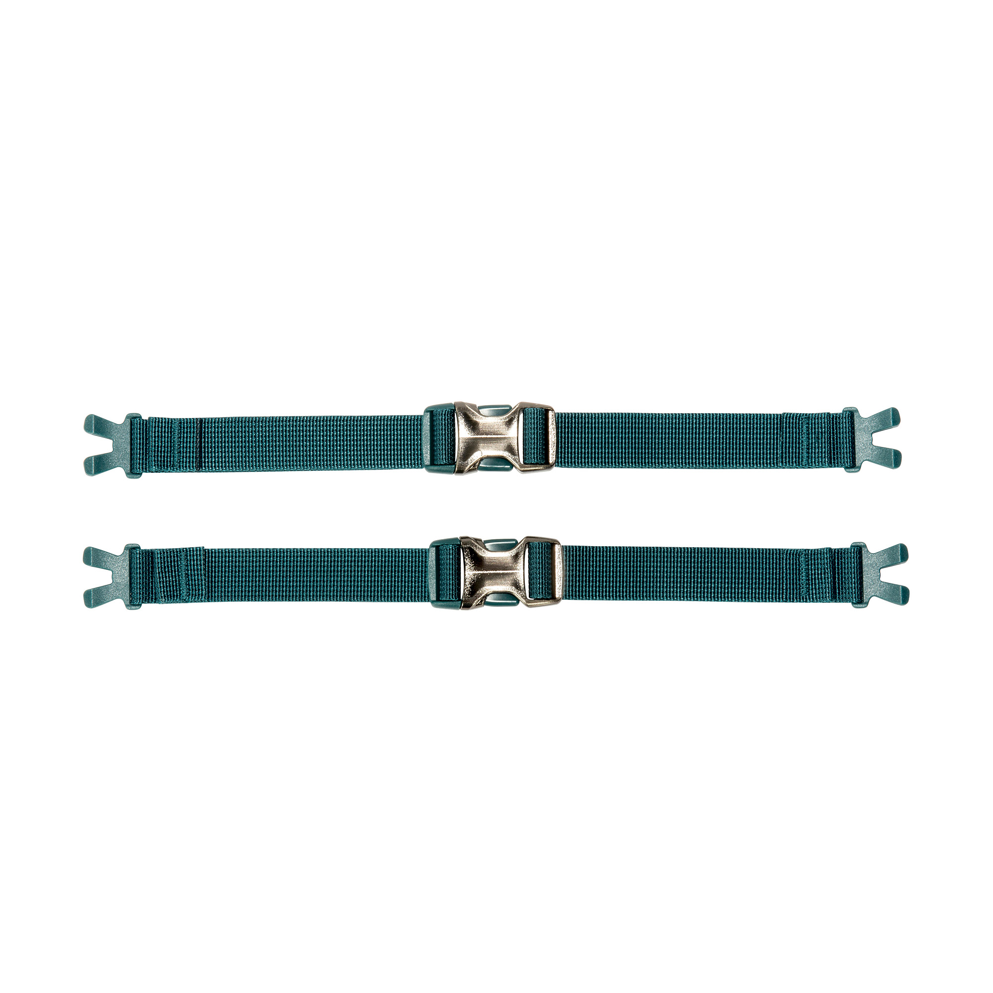 Zubehor, Gürtel, Riemen, Schnalle, Tatonka Compression Straps teal green grün Rucksack-Zubehör - Ansicht seitlich-vorne